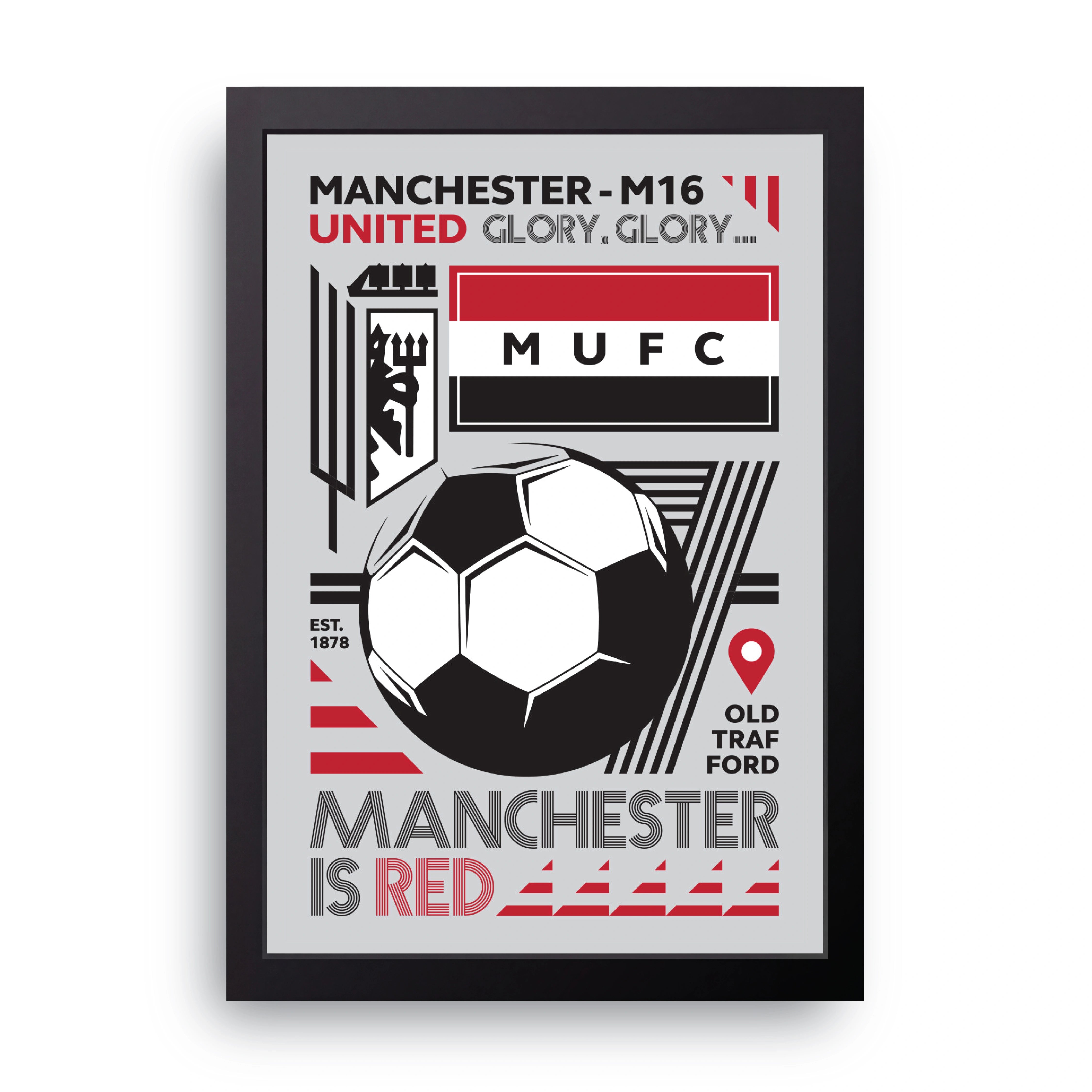 MANCHESTER IS RED FRAME