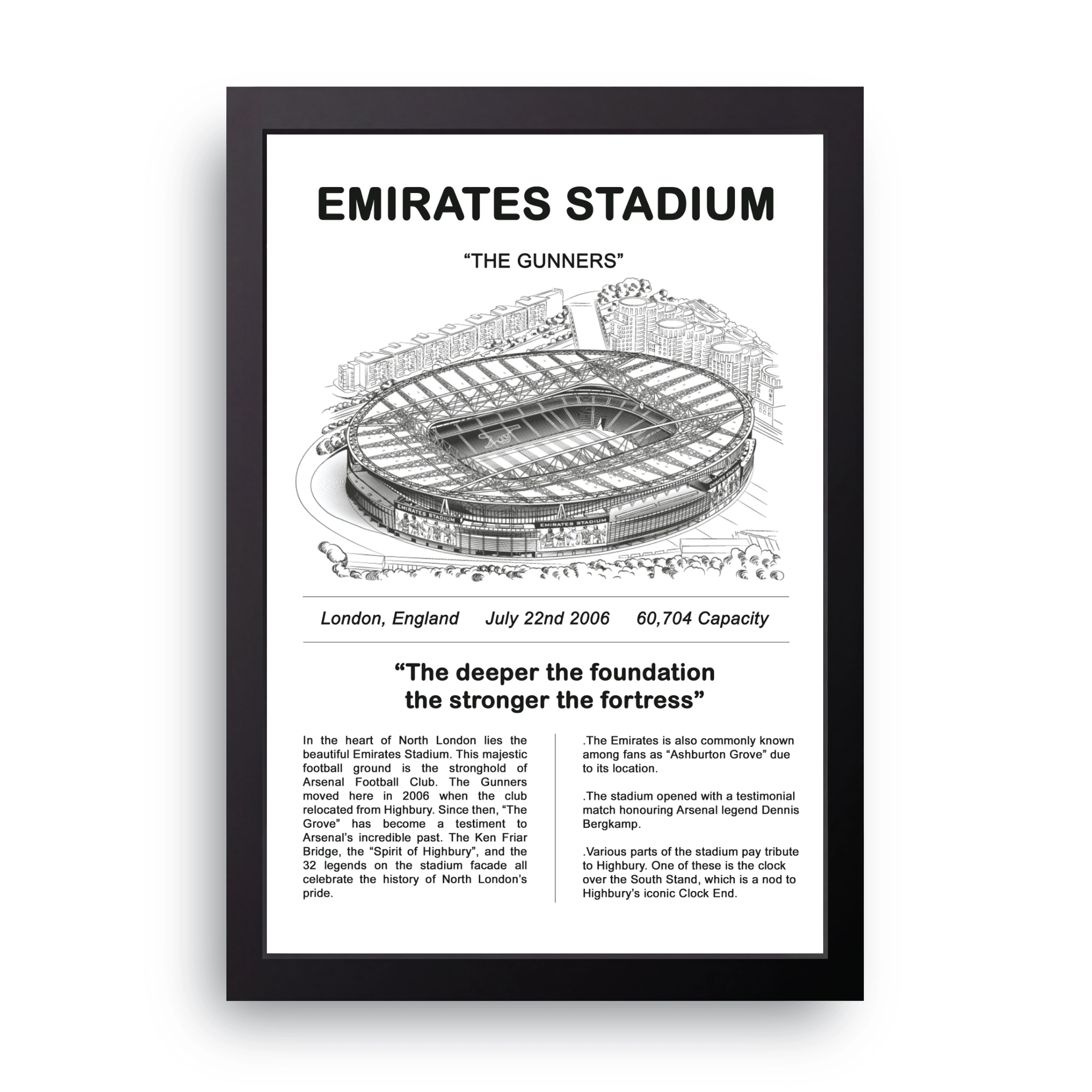 THE GUNNERS FRAME