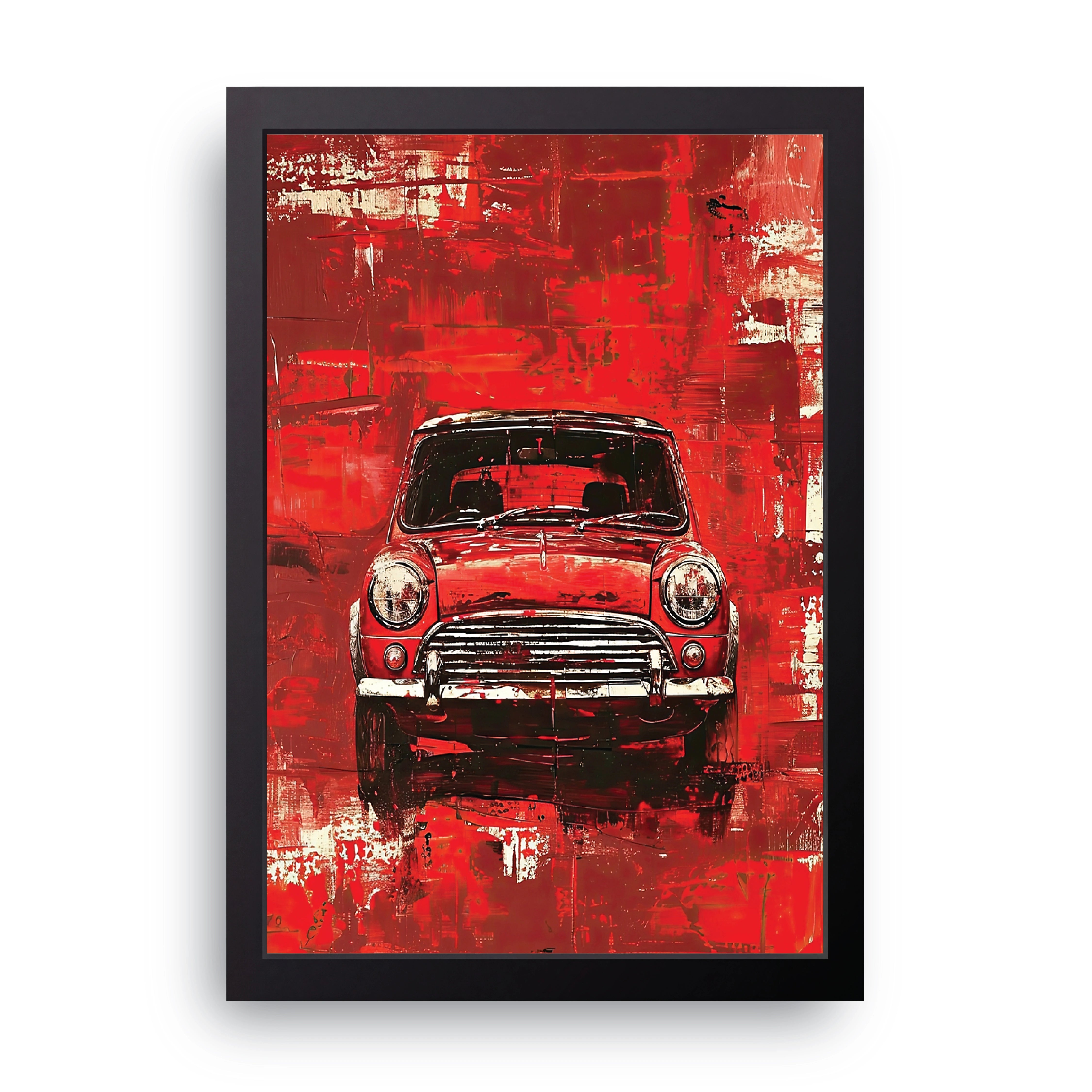 Red Mini Cooper FRAME