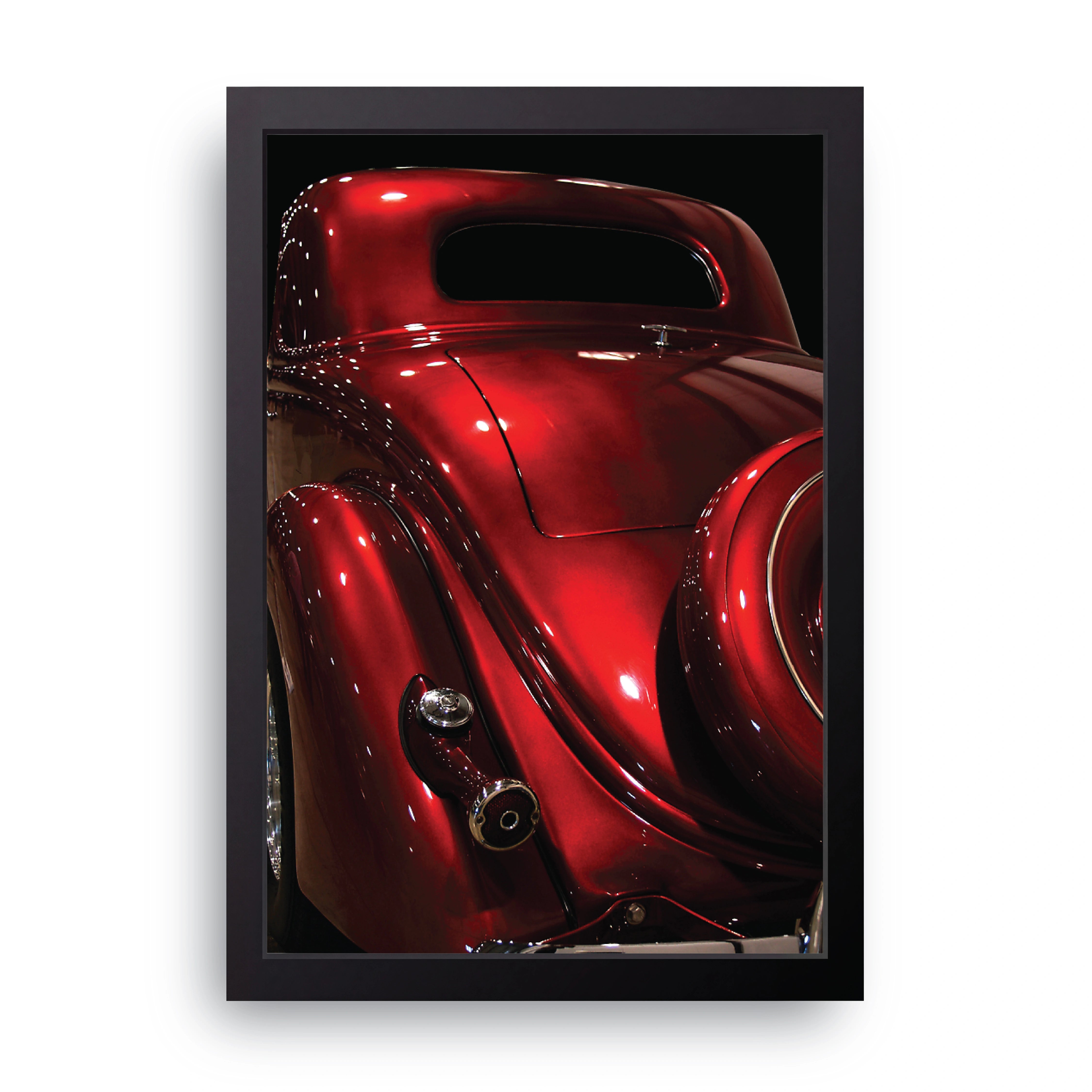 Vintage Red Car FRAME
