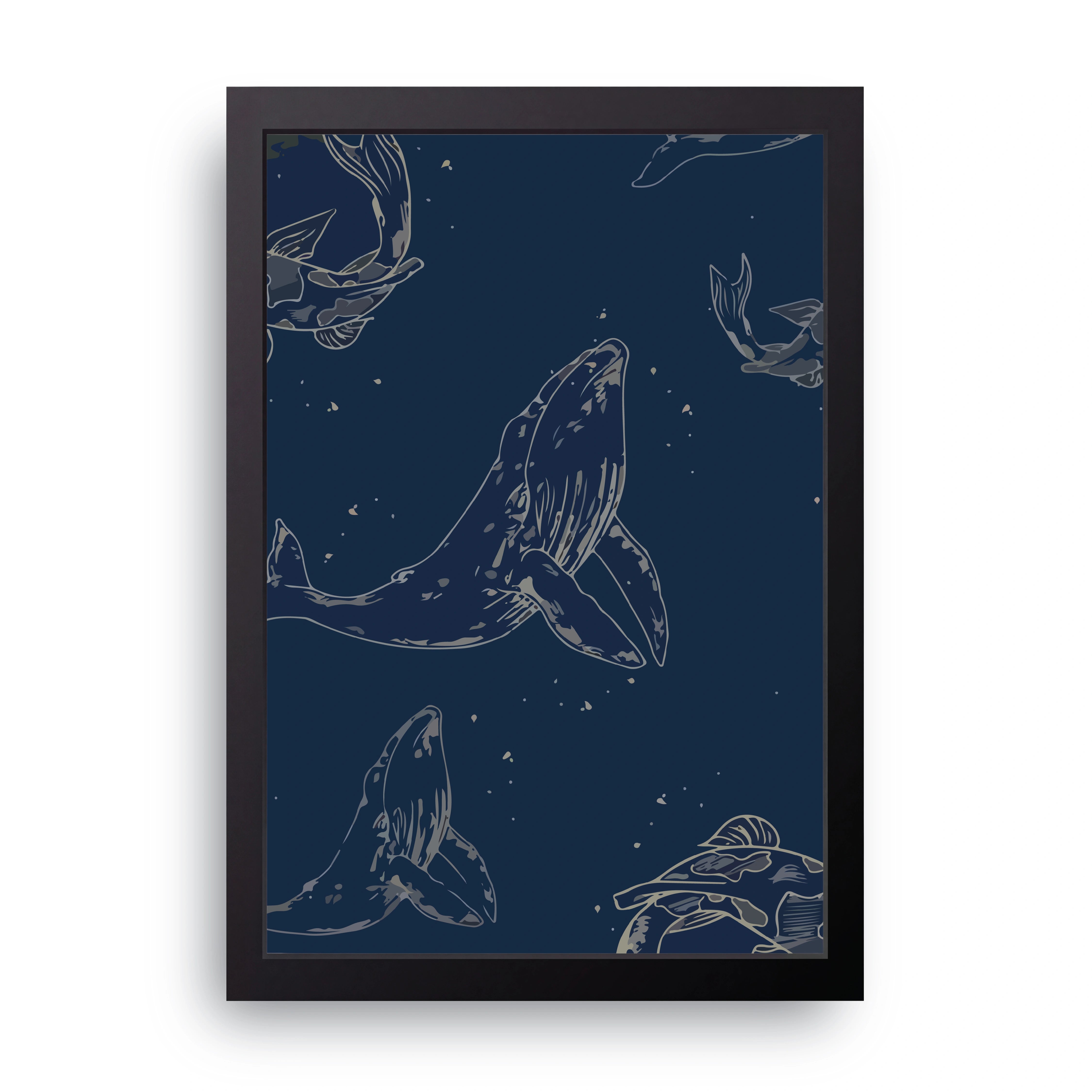 Whale Sketch FRAME