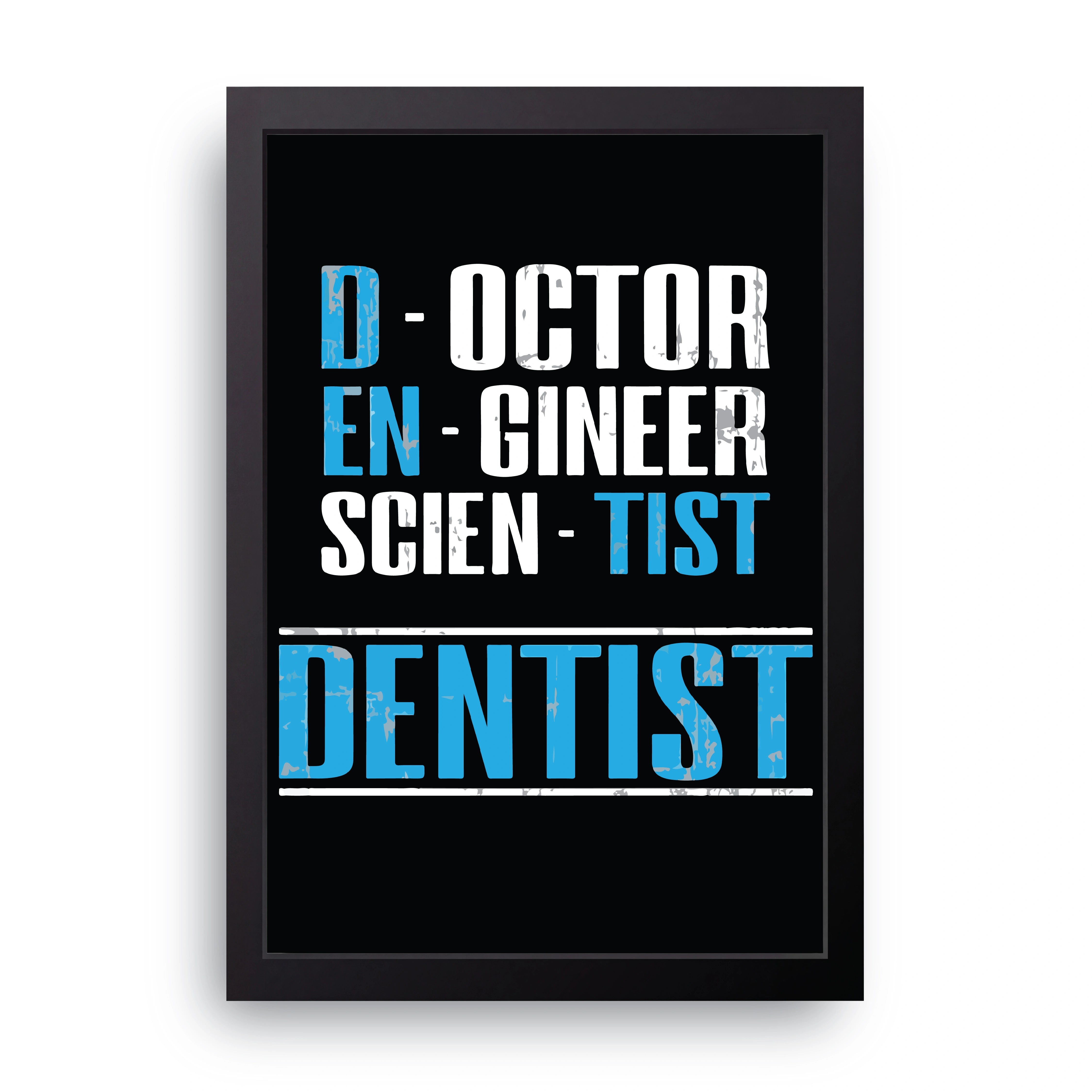 Dentist Acrostic FRAME