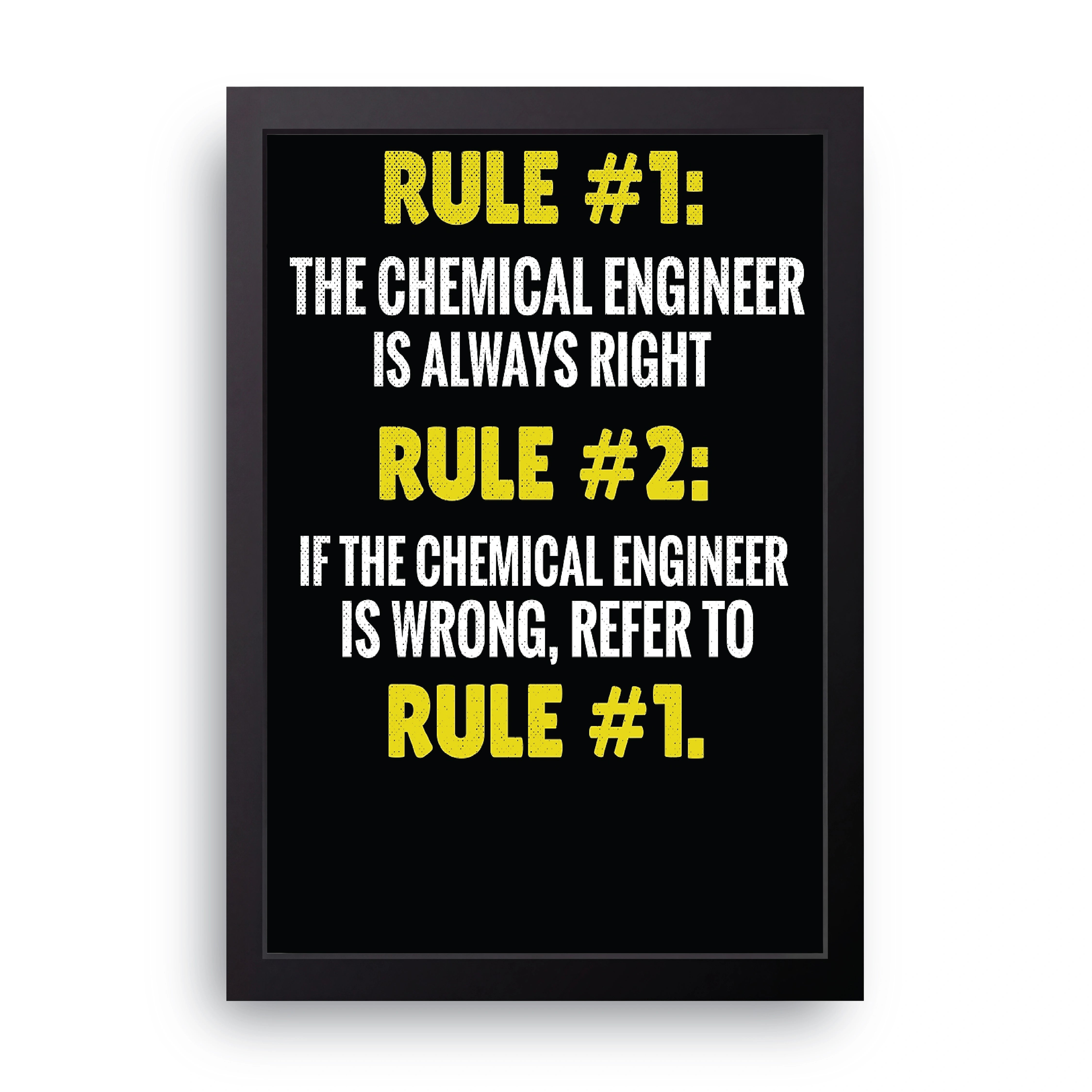 Chemical Engineer Rules FRAME