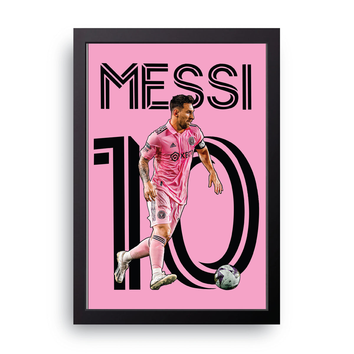Messi Miami Portrait FRAME