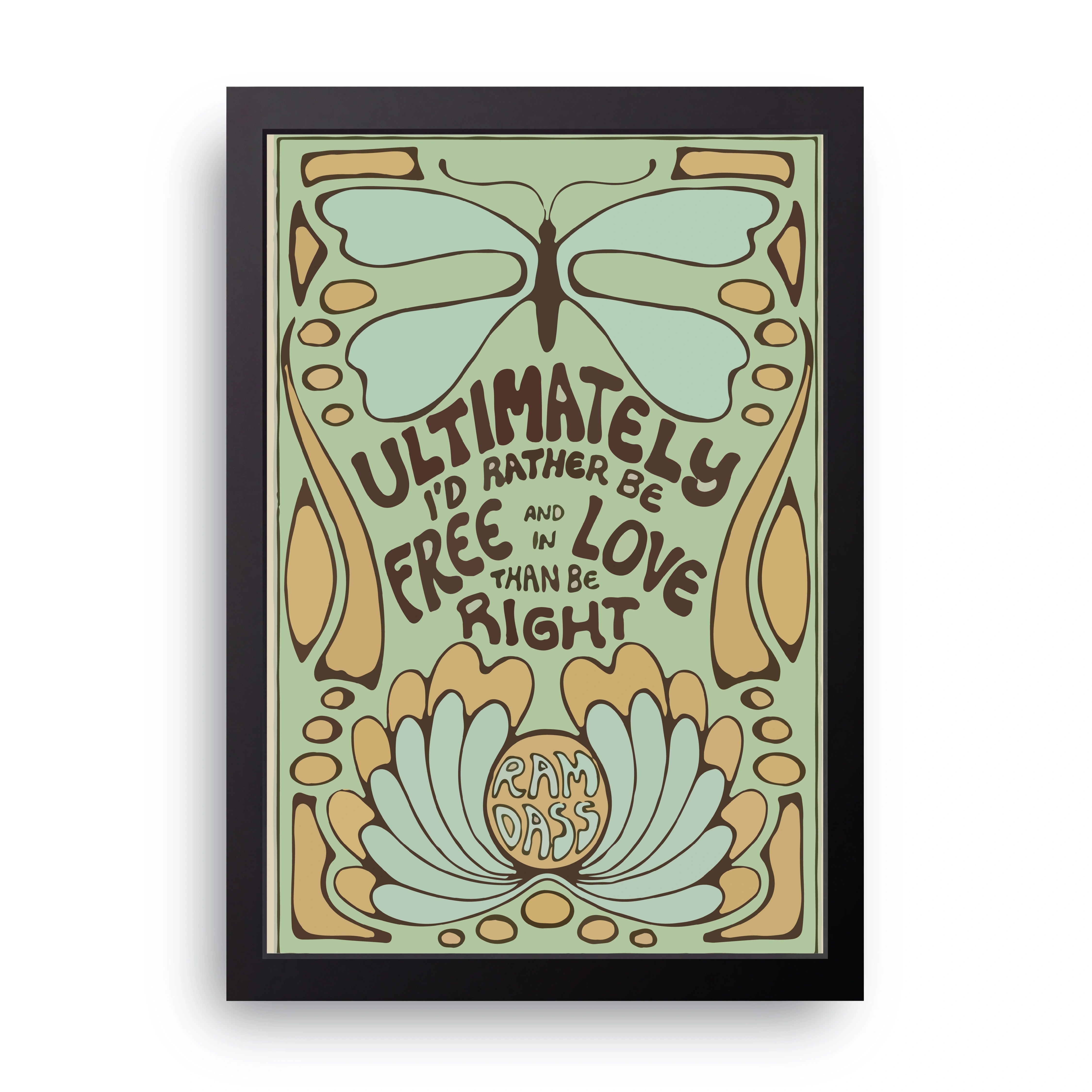 Ram Dass Quote FRAME