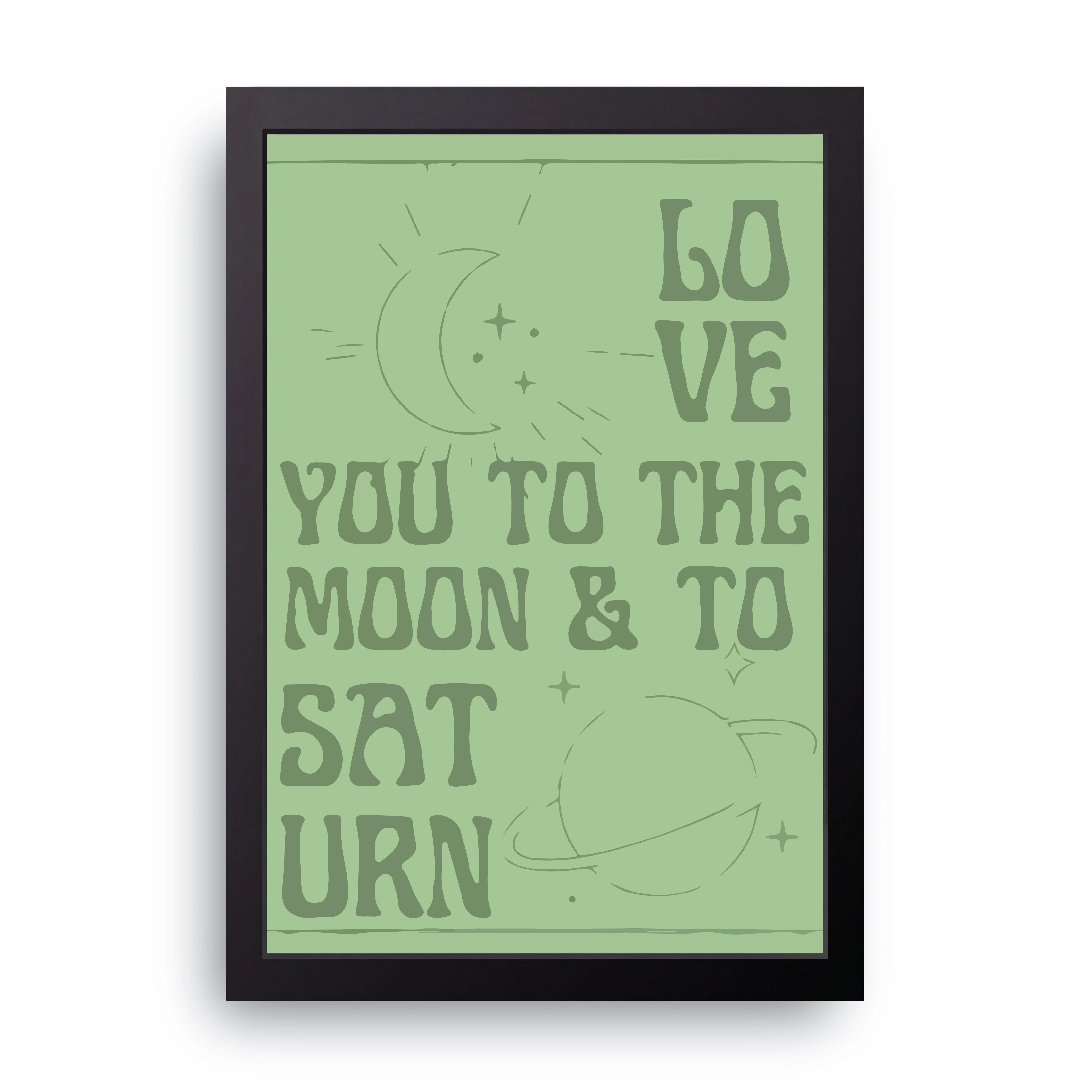 Love You To Saturn FRAME