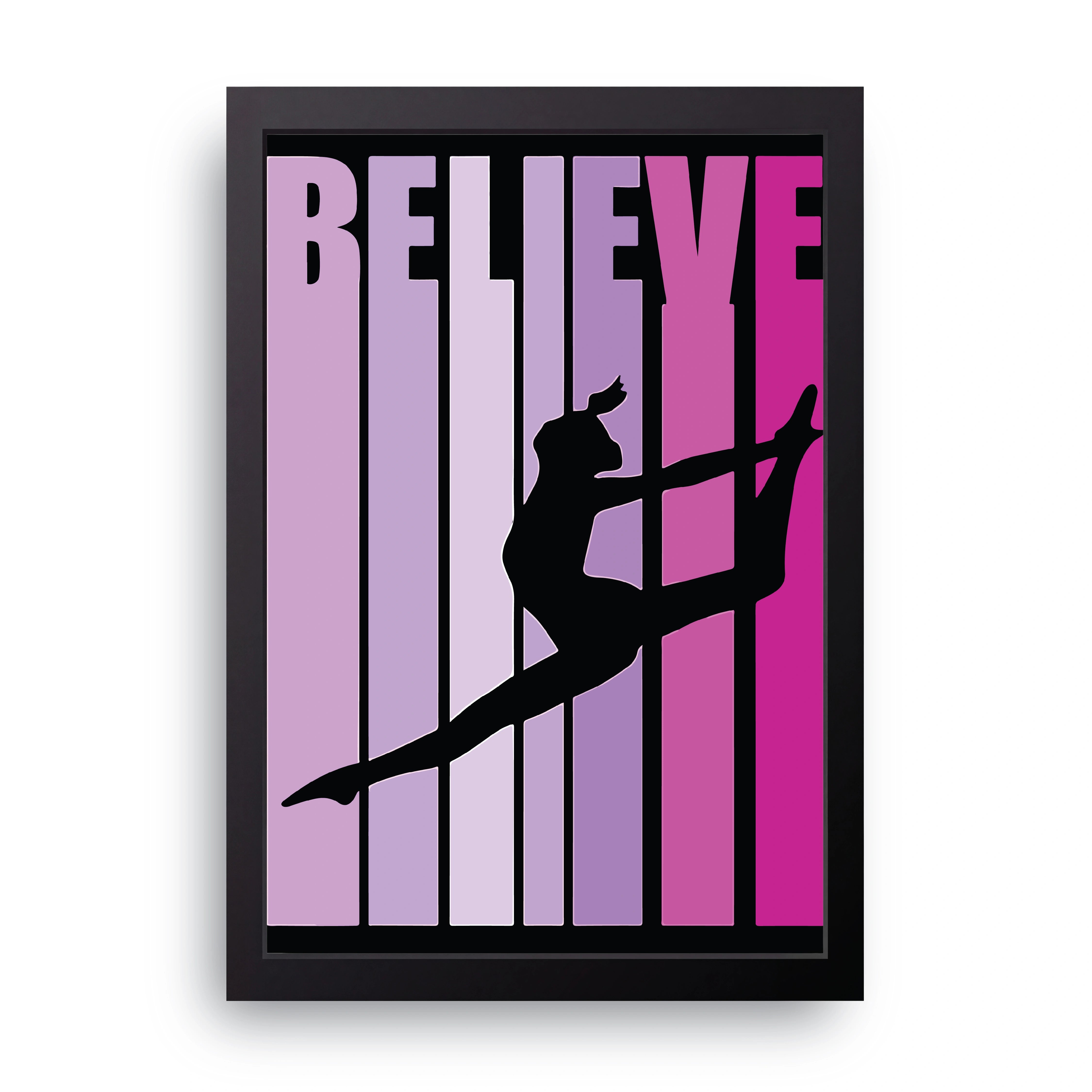 Believe Gymnast FRAME