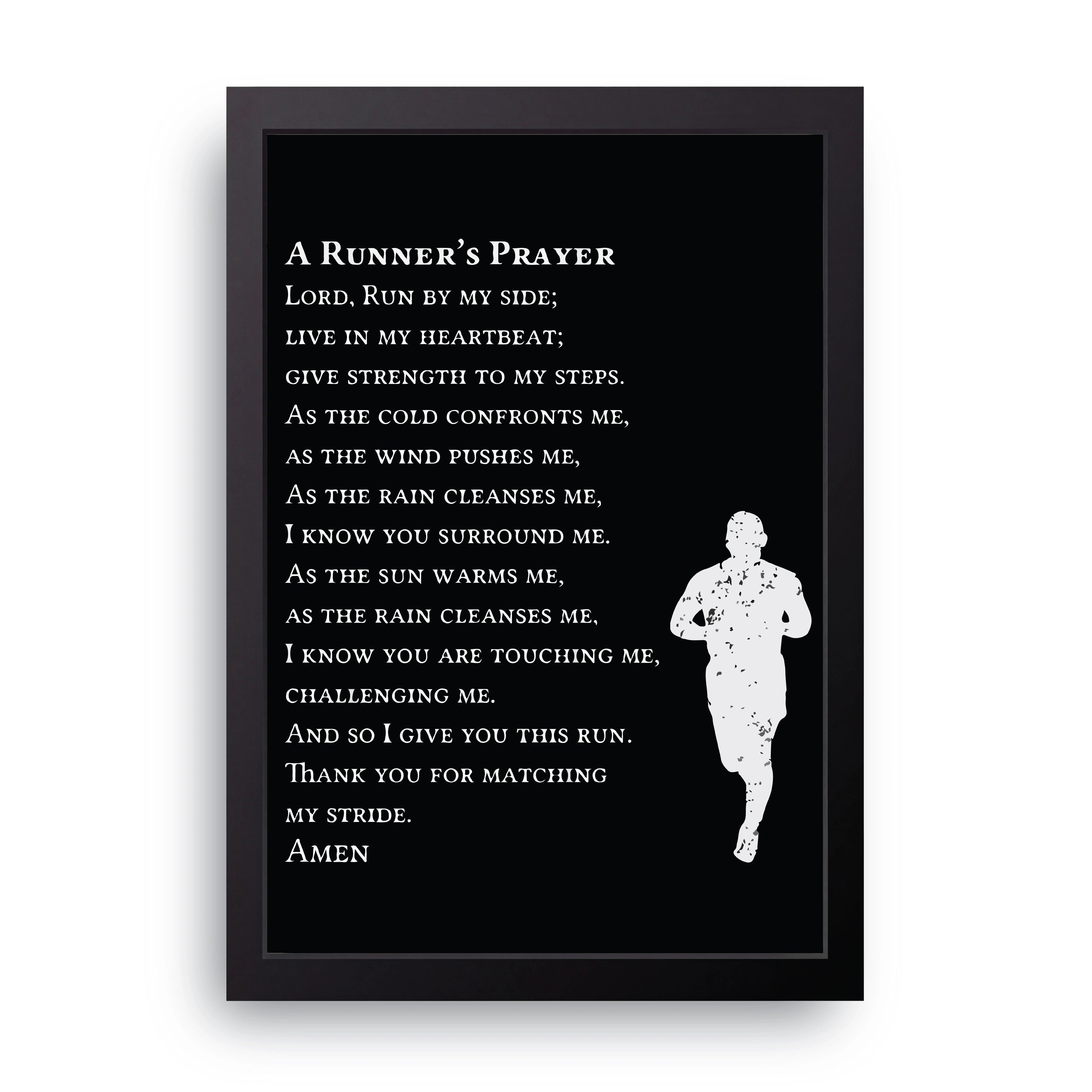 Runner's Prayer FRAME
