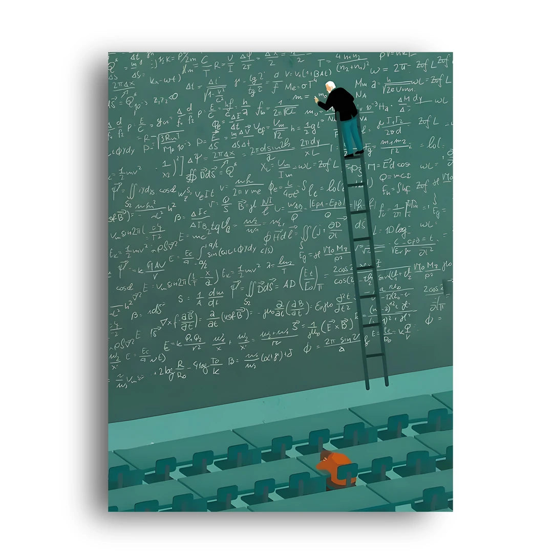 Blackboard Theory engineering poster unframed 350gsm paper
