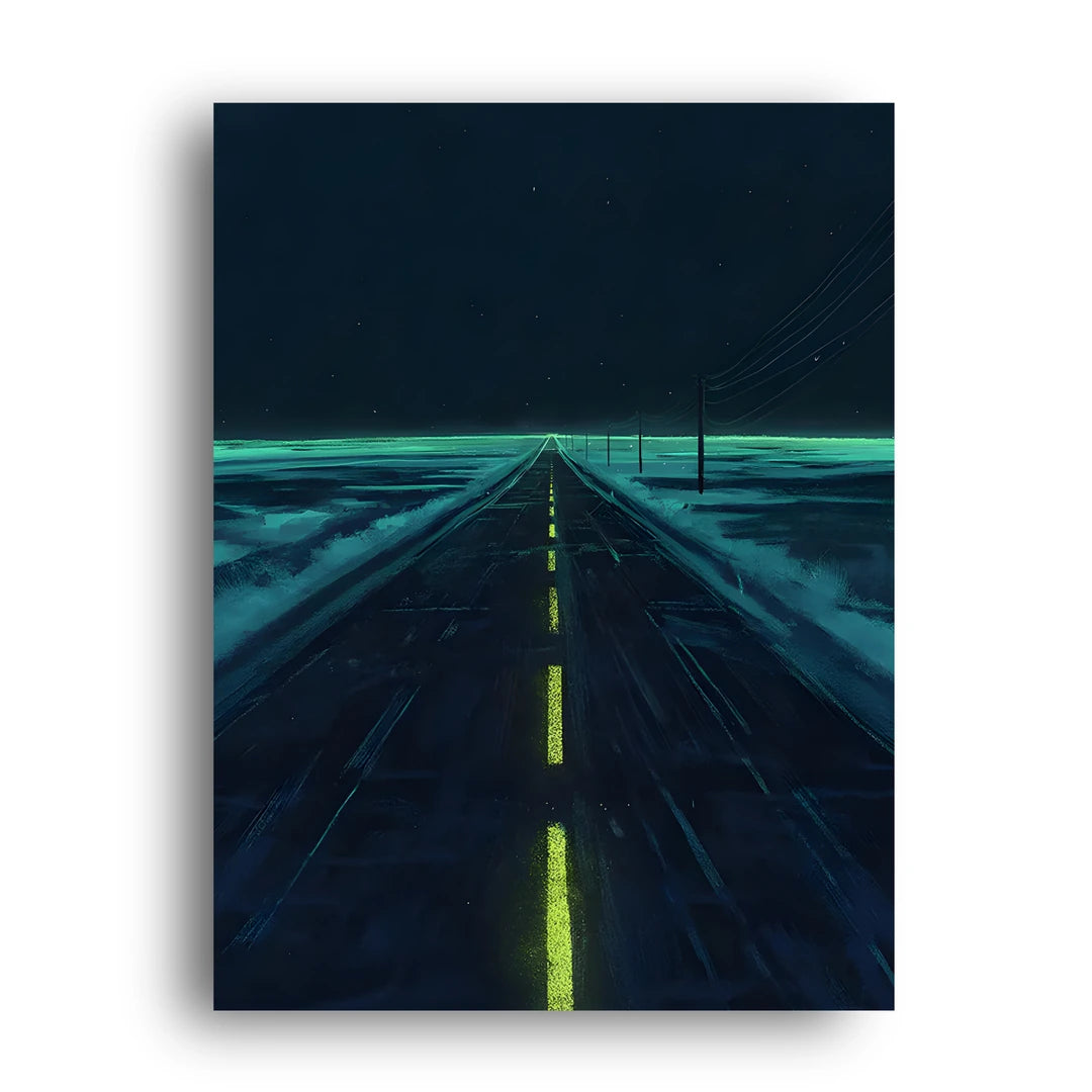 Endless Road travel art poster unframed 350gsm paper