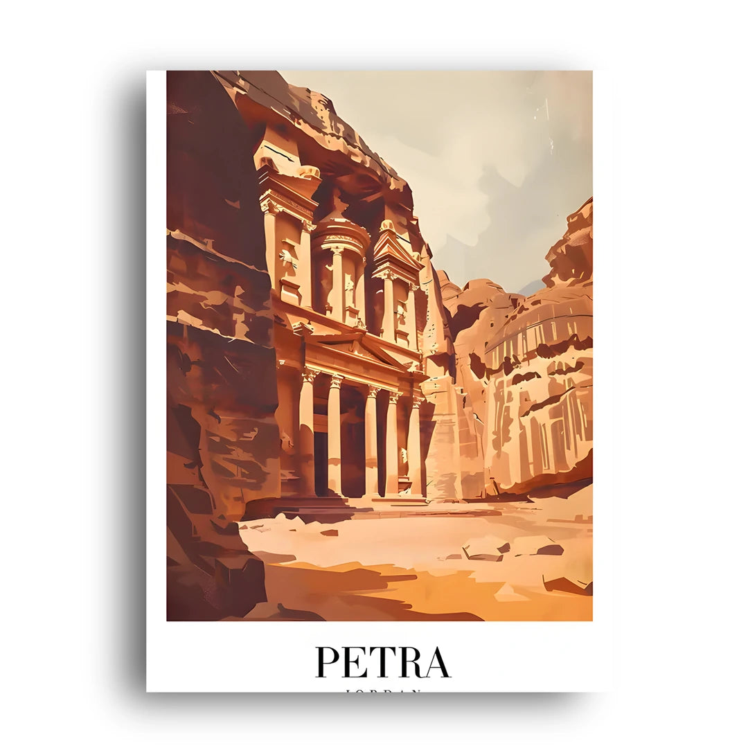 Petra travel poster unframed 350gsm paper