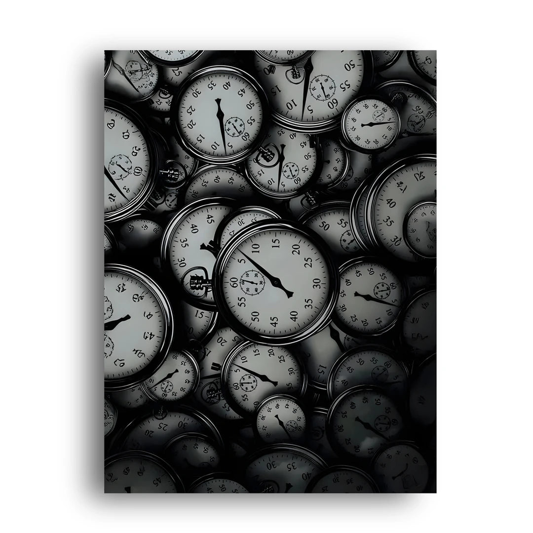 Stopwatches art poster unframed 350gsm paper