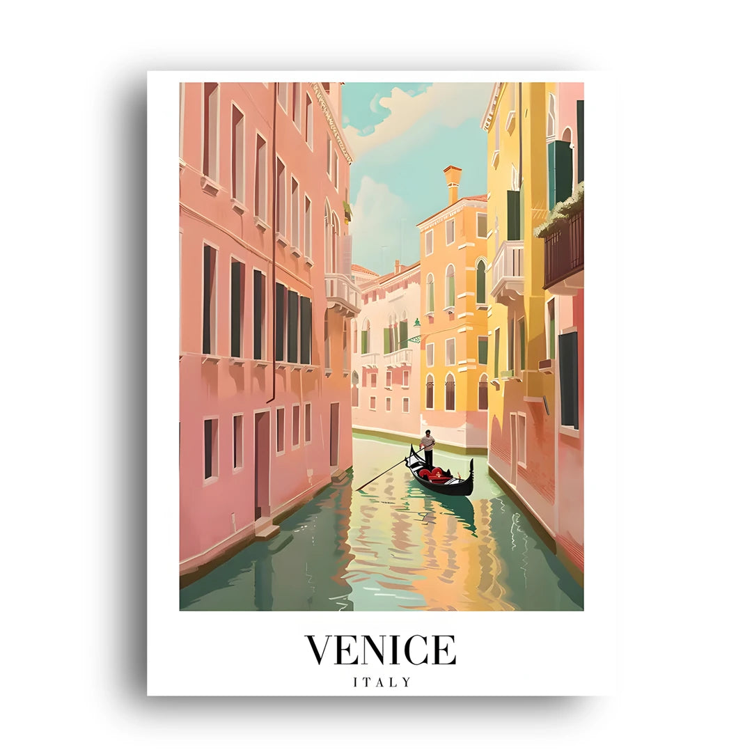 Venice travel poster unframed 350gsm paper