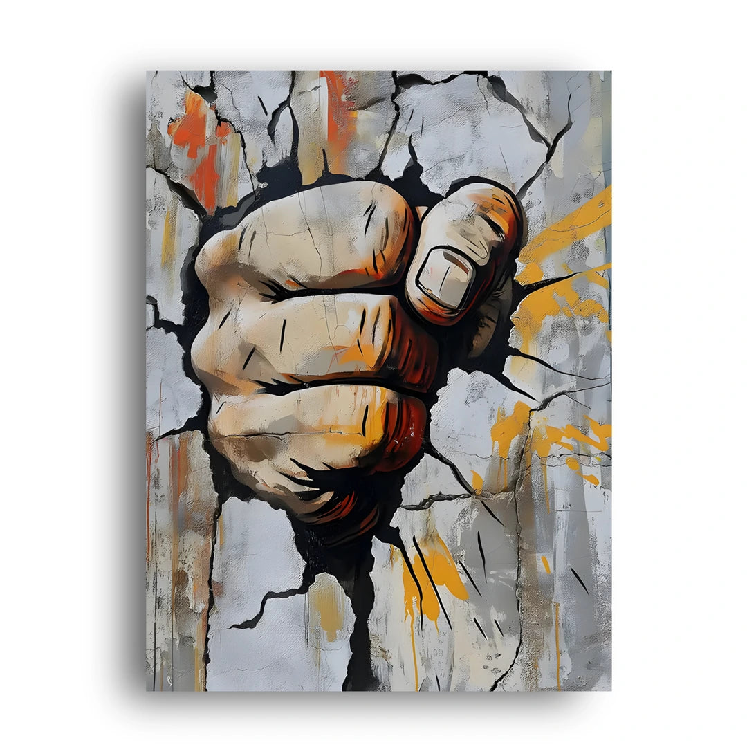 Breakthrough Fist art poster unframed 350gsm paper