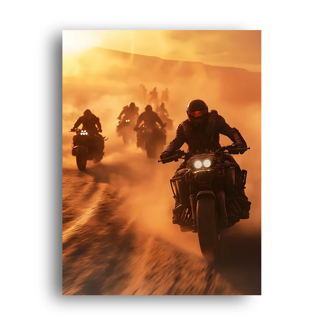 Desert Riders art poster unframed 350gsm paper