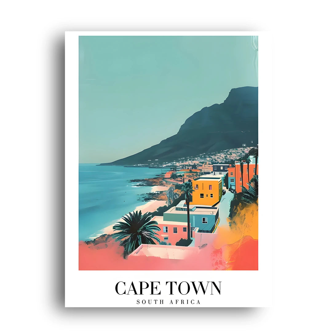 Cape Town travel poster unframed 350gsm paper