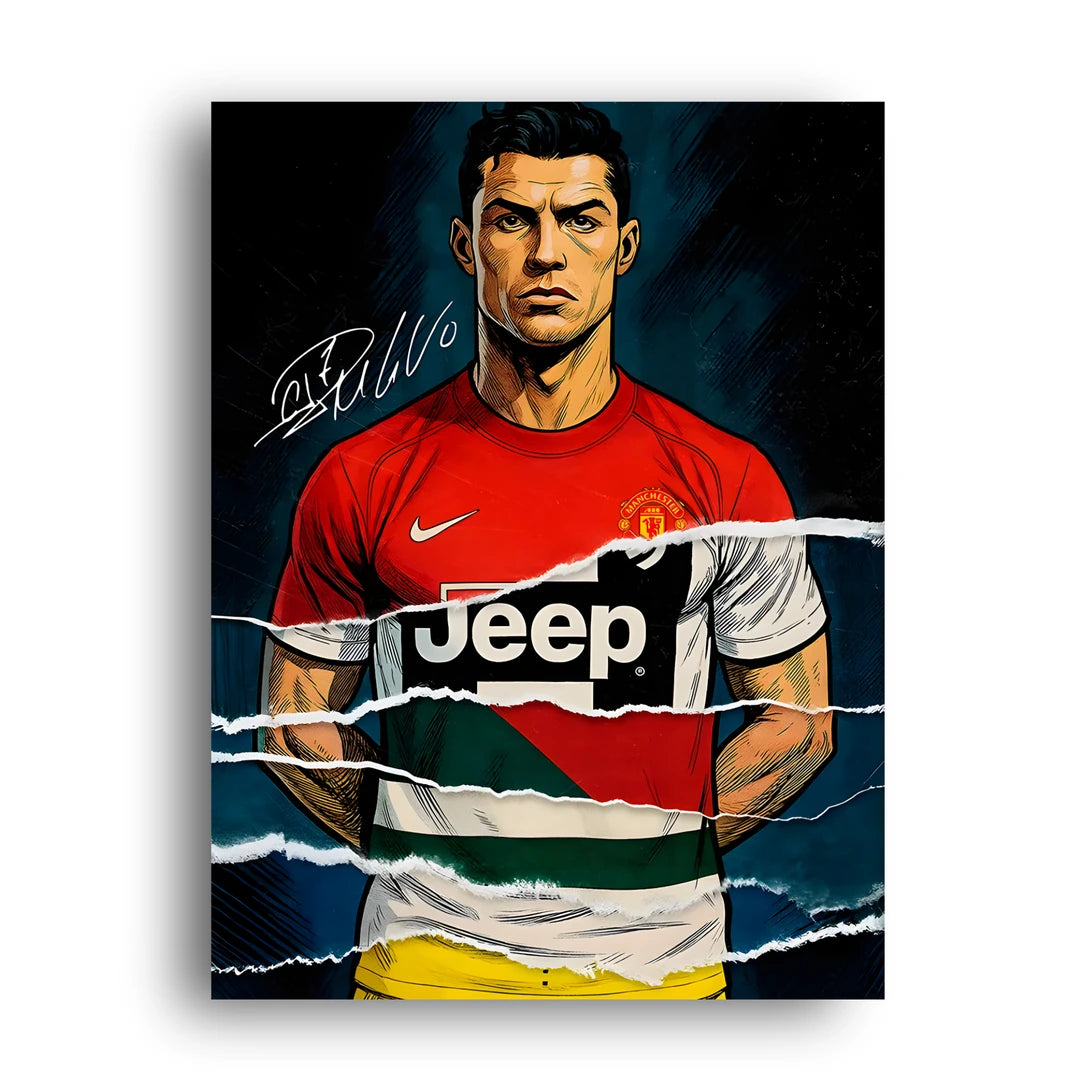 CR7 football legend poster unframed 350gsm paper