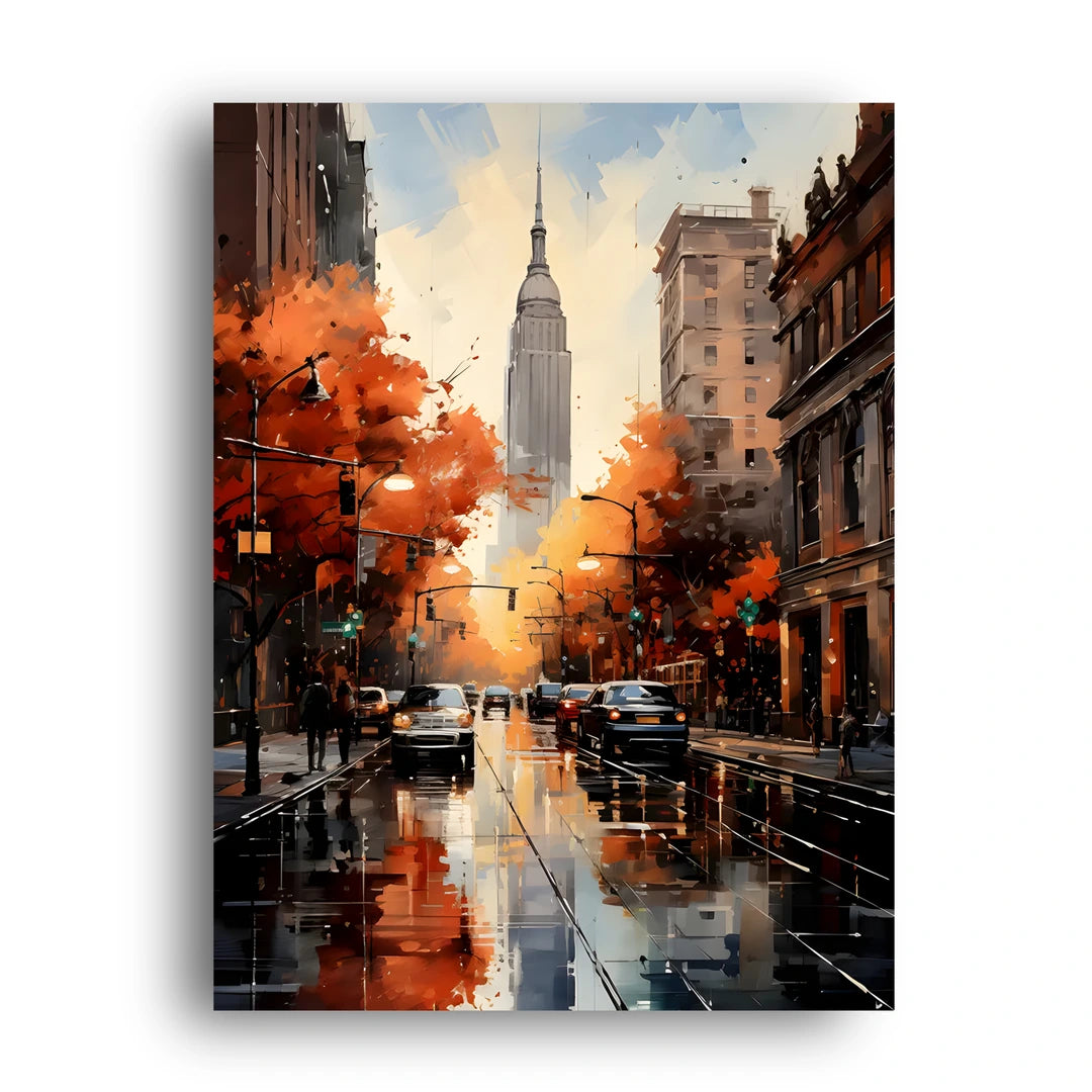 Amber Vista art poster unframed 350gsm paper