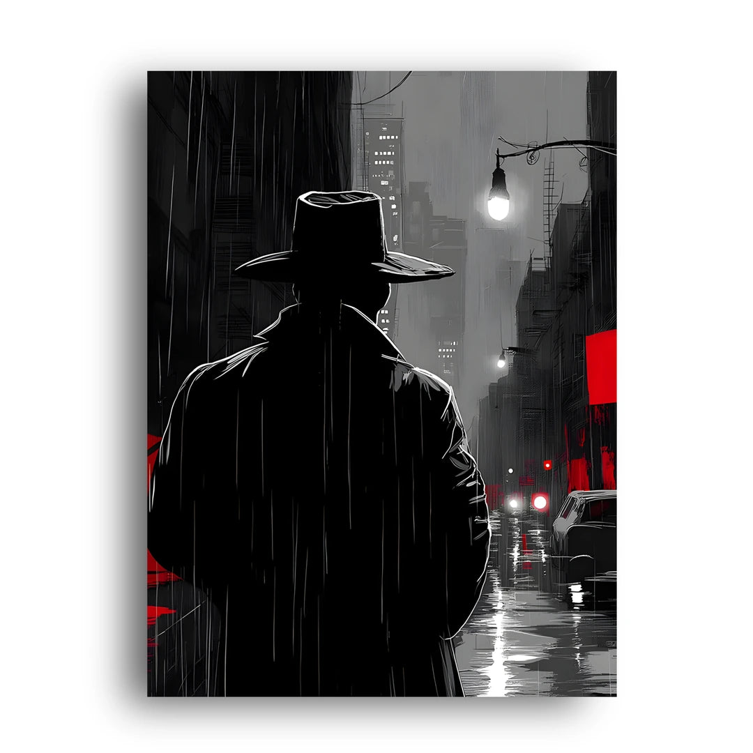 Noir Detective art poster unframed 350gsm paper