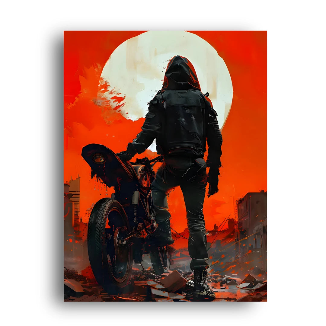 Wasteland Rider art poster unframed 350gsm paper