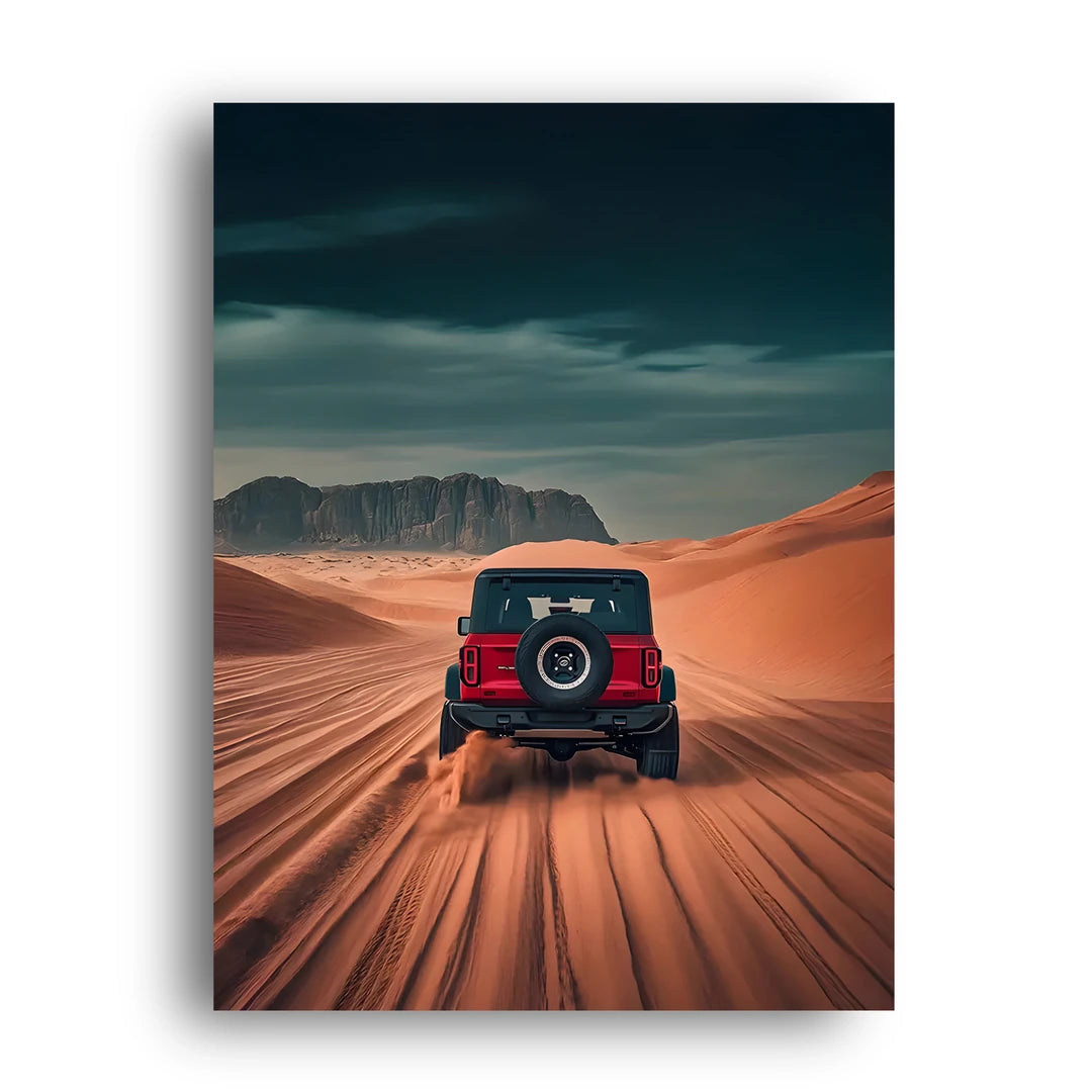 Desert Bronco car poster unframed 350gsm paper