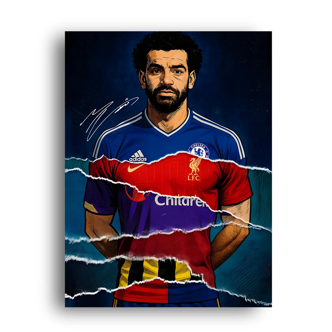 Salah football legend poster unframed 350gsm paper