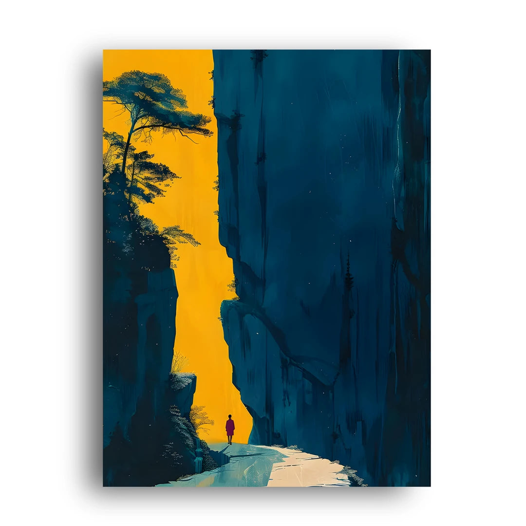 Cliff Walk art poster unframed 350gsm paper