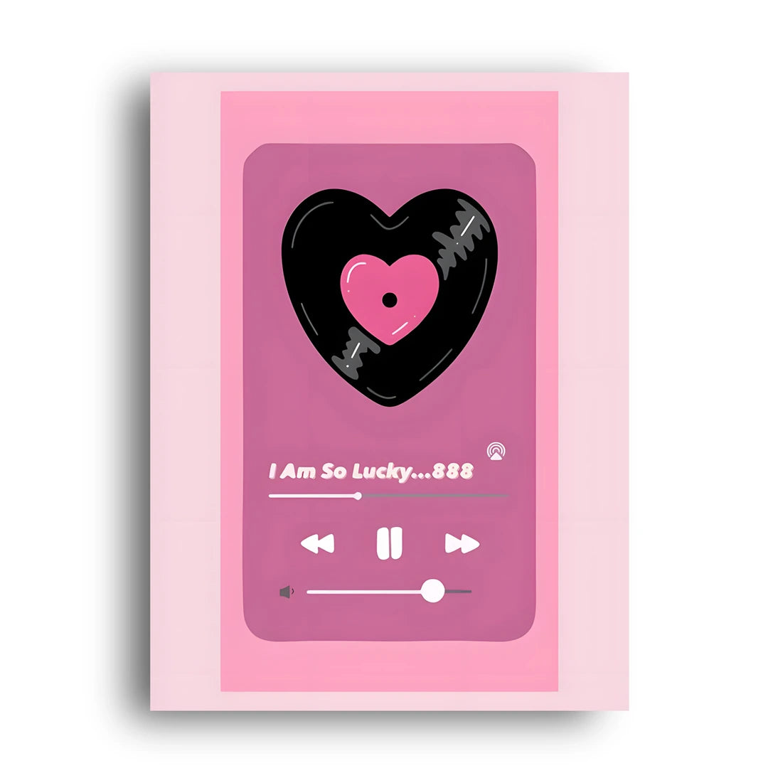 So Lucky Player art poster unframed 350gsm paper