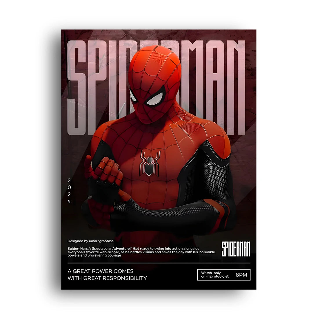 Web Slinger movie poster unframed 350gsm paper