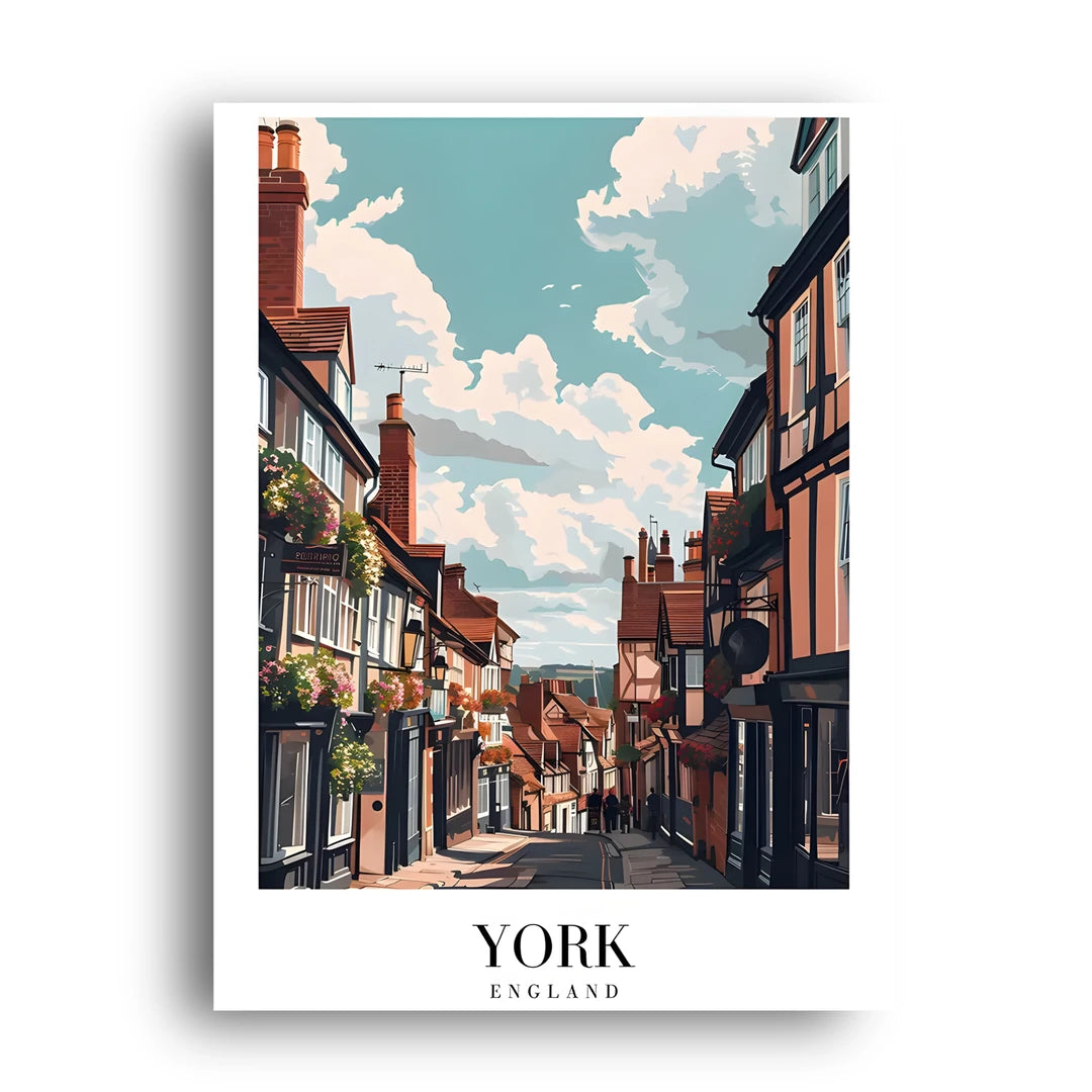 York travel poster unframed 350gsm paper