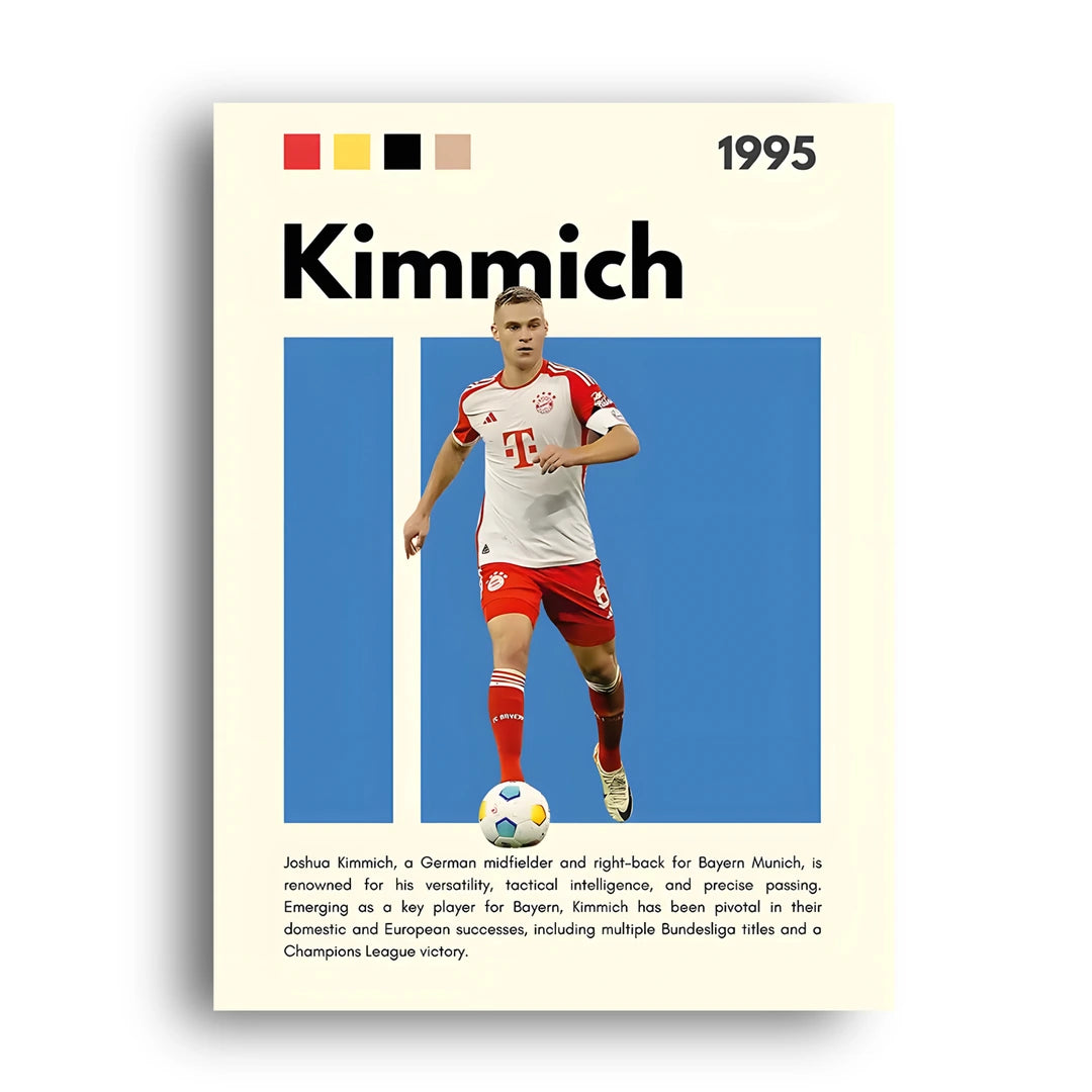 Kimmich football legend poster unframed 350gsm paper