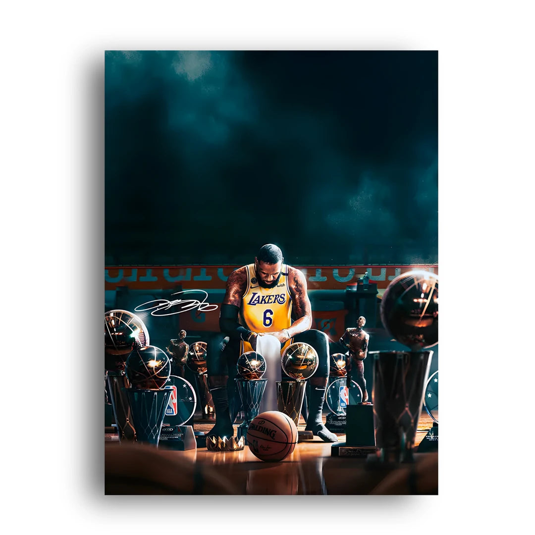 Lakers Six sport poster unframed 350gsm paper