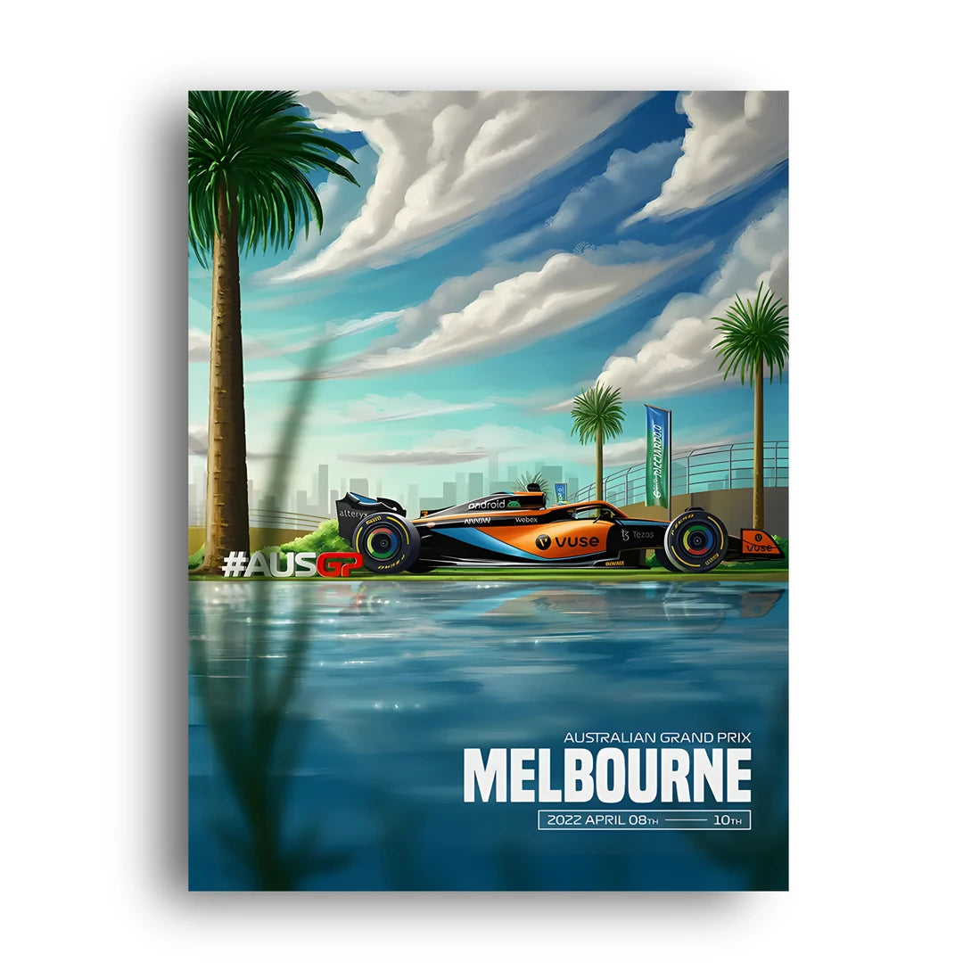 Australian Grand Prix sport poster unframed 350gsm paper
