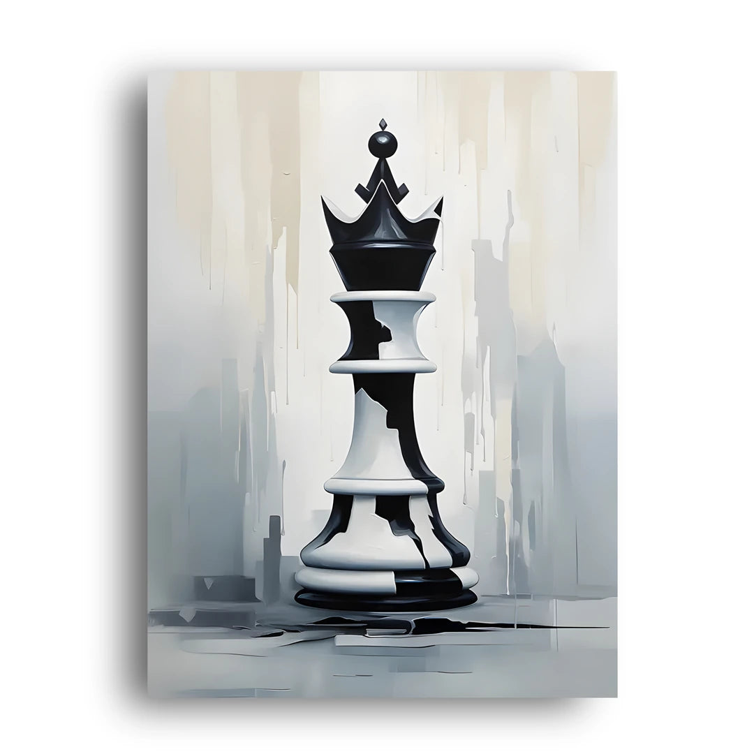 King's Gambit chess art poster unframed 350gsm paper