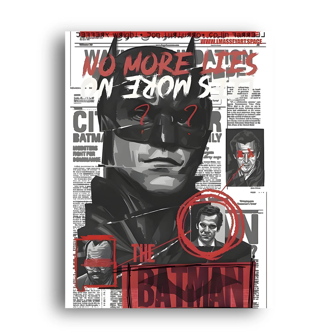 Gotham Headlines superhero movie poster unframed 350gsm paper