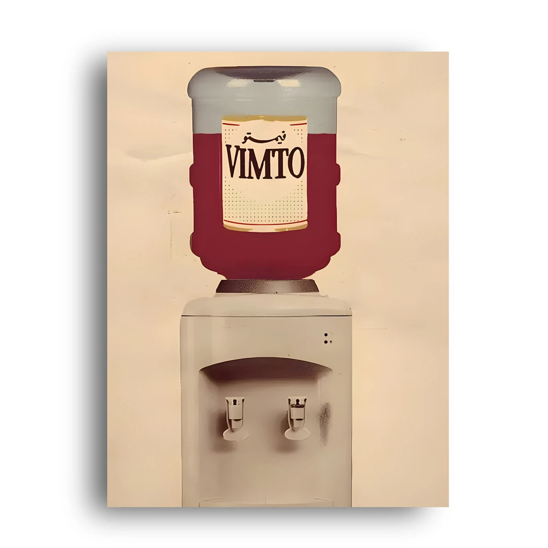 Cooler Nostalgia retro poster unframed 350gsm paper