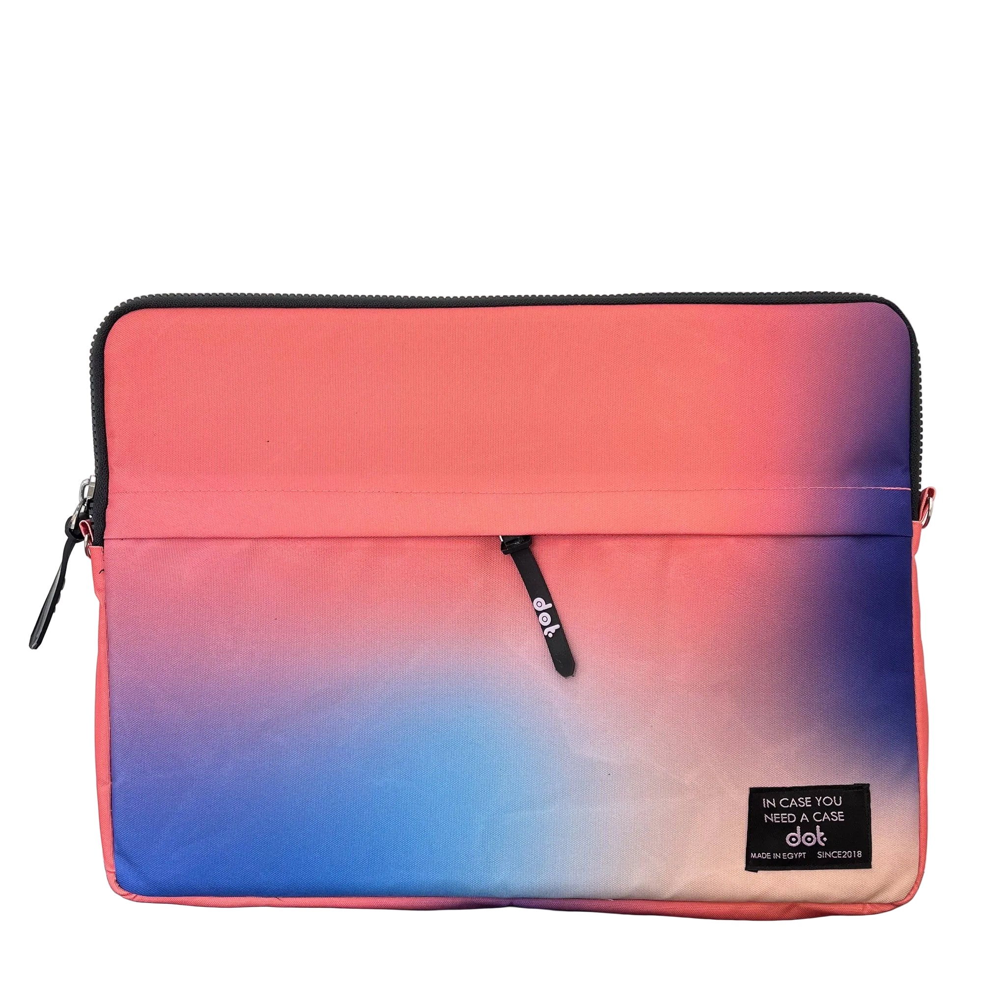 Gradient glow in Pastel harmony 13 inch Laptop Sleeve