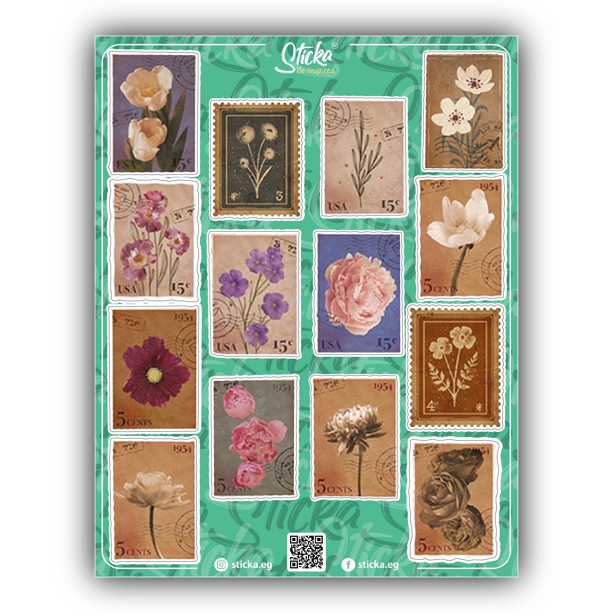 FLOWER STAMPS JOURNAL