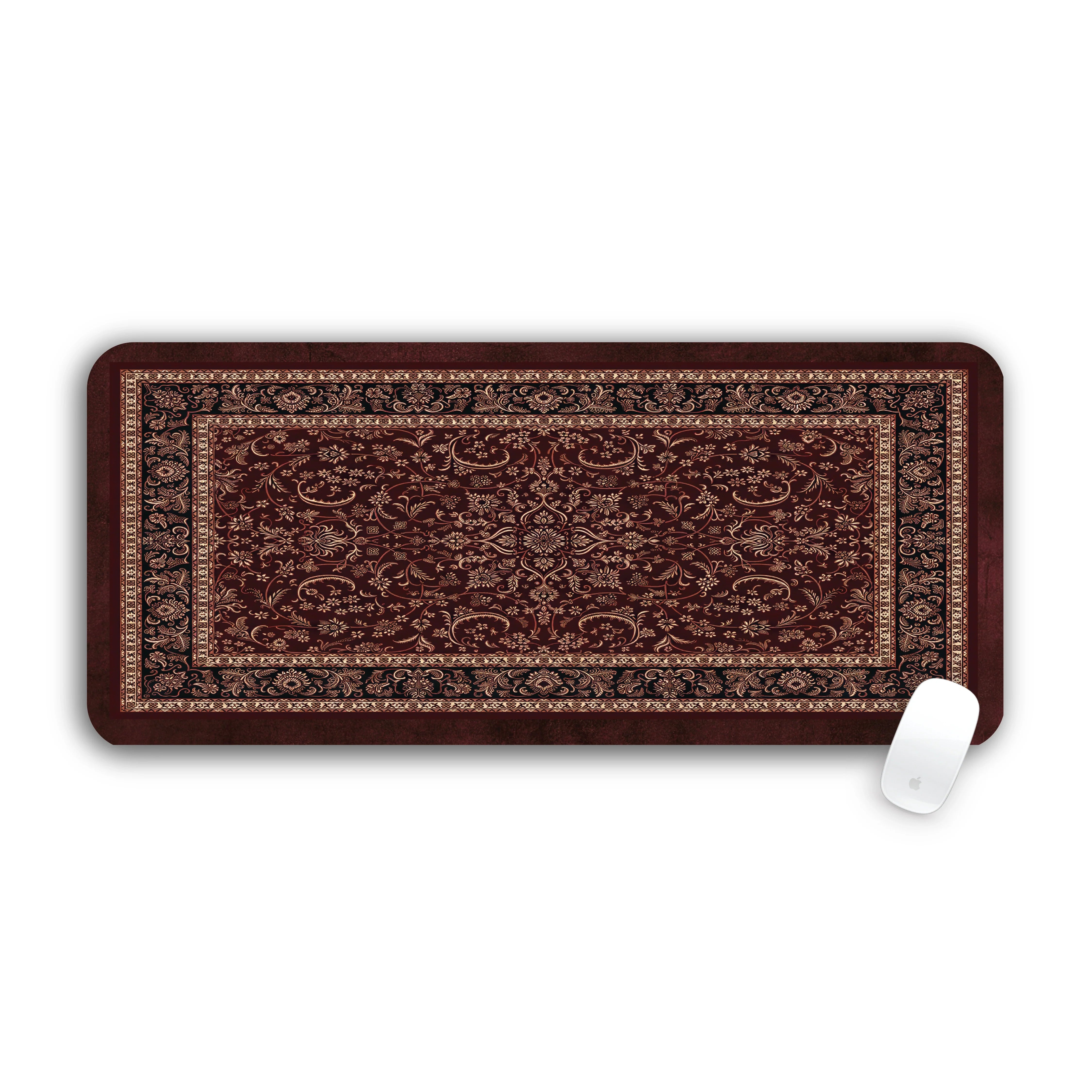 Persian carpet design large mouse pad 70x30