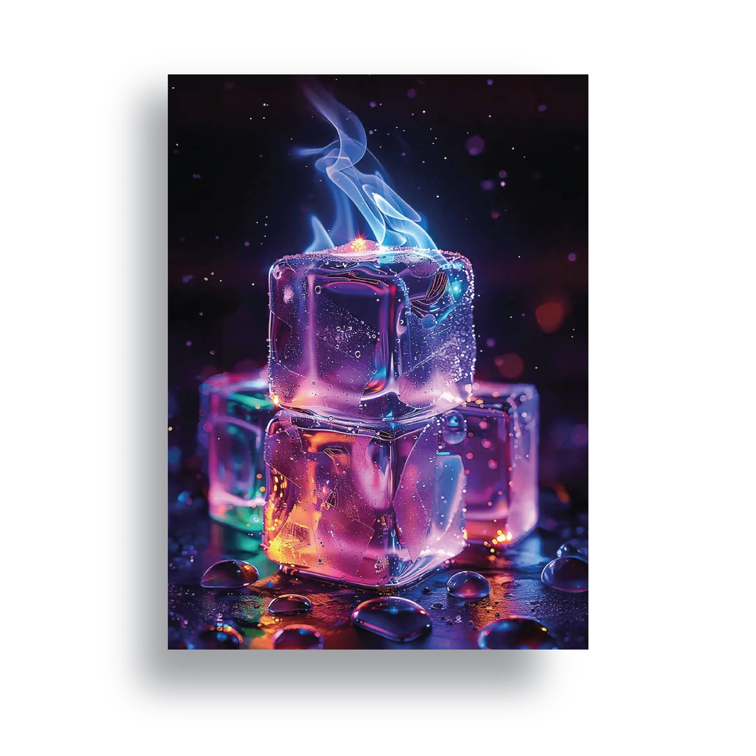 Neon Ice Cubes