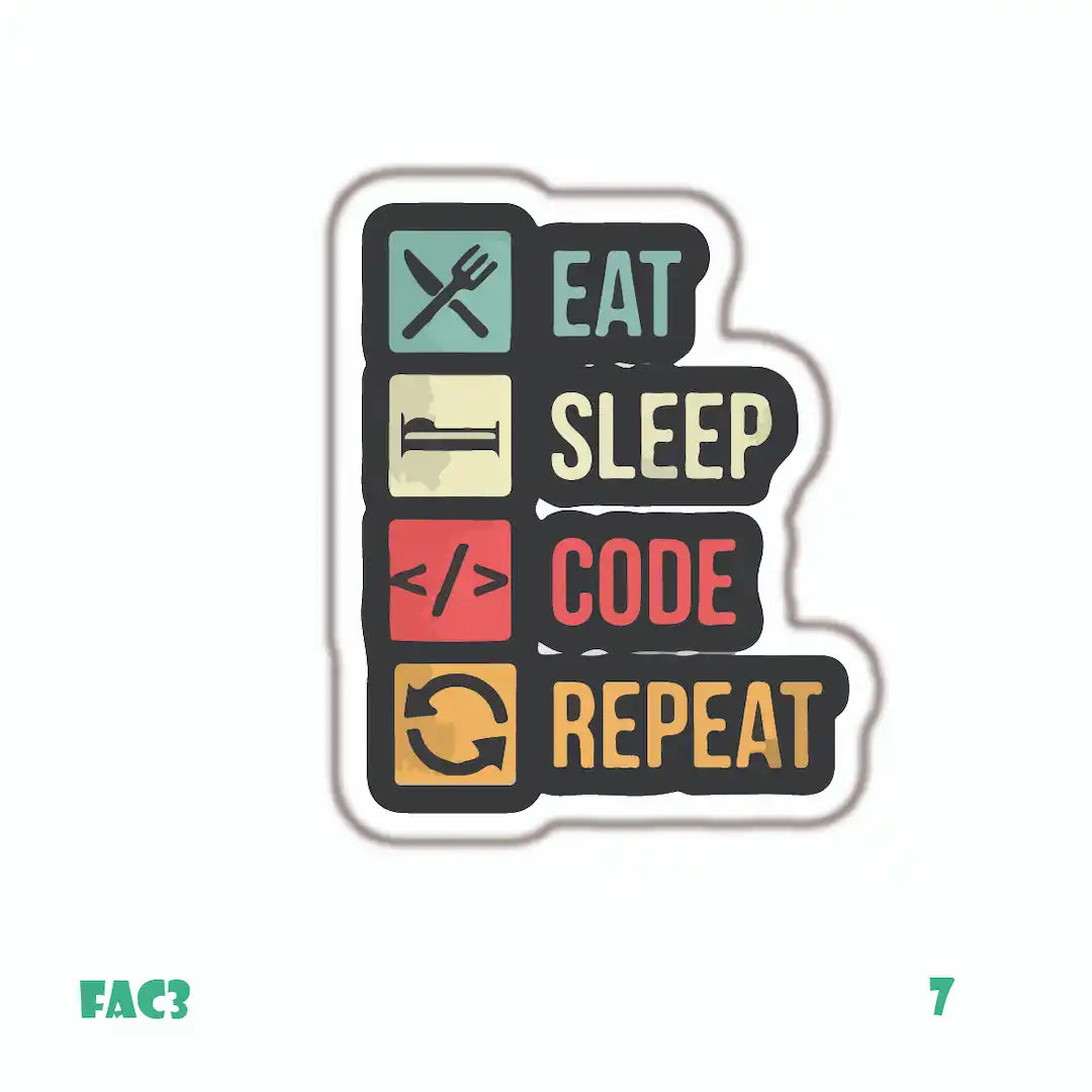 PROGRAMMING & ENGINEERING: SINGLE STICKERS