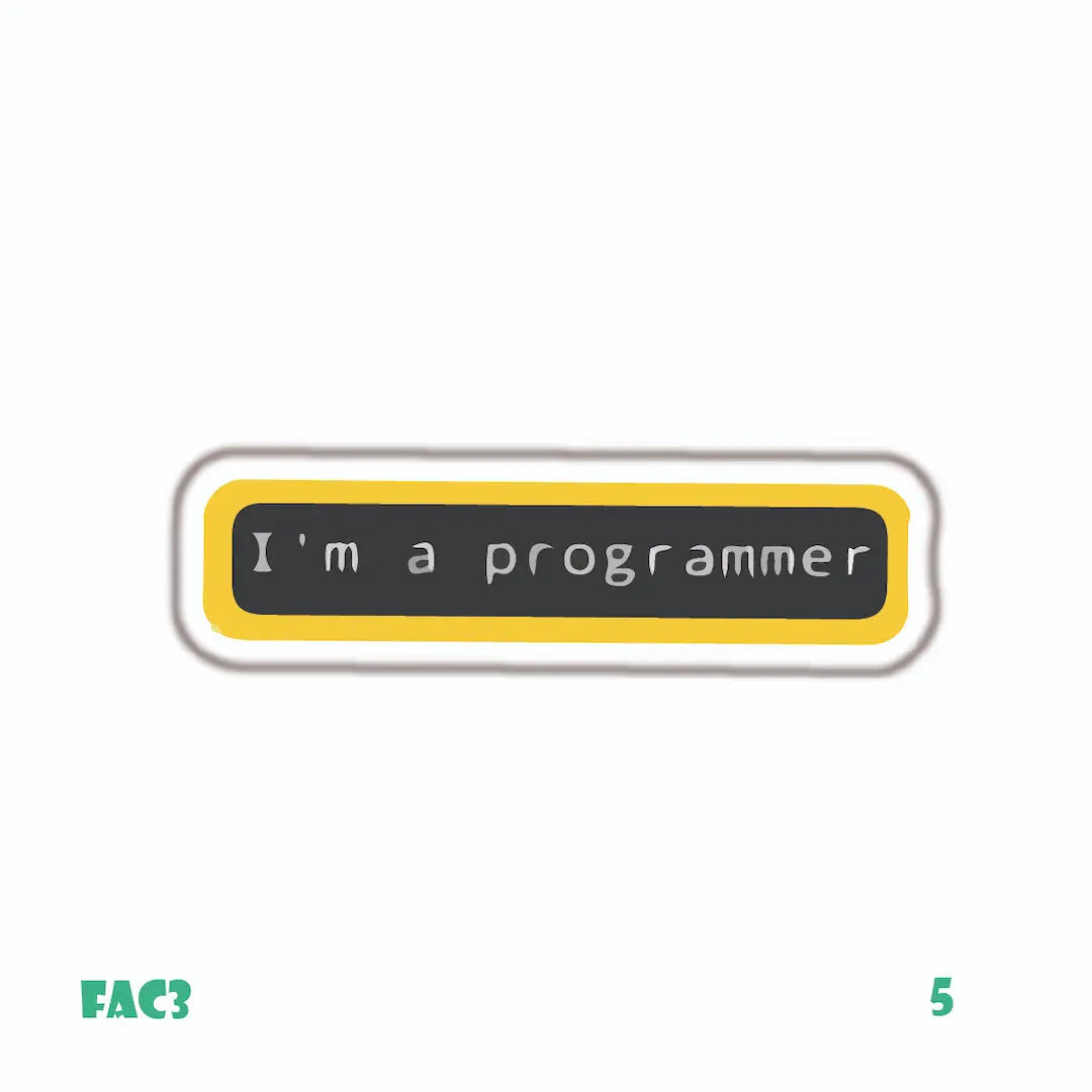 PROGRAMMING & ENGINEERING: SINGLE STICKERS