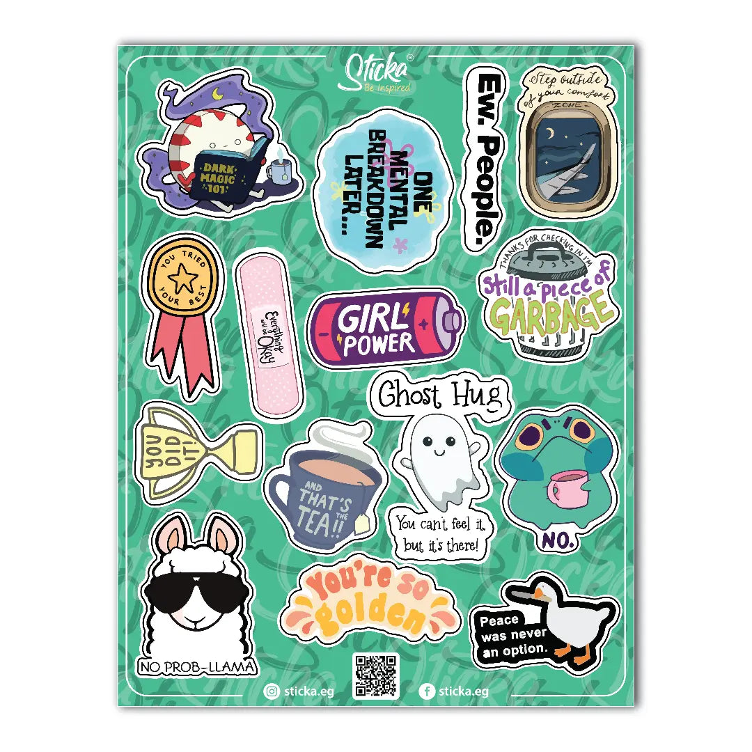 Page Stickers Rgp SHEET STICKERS