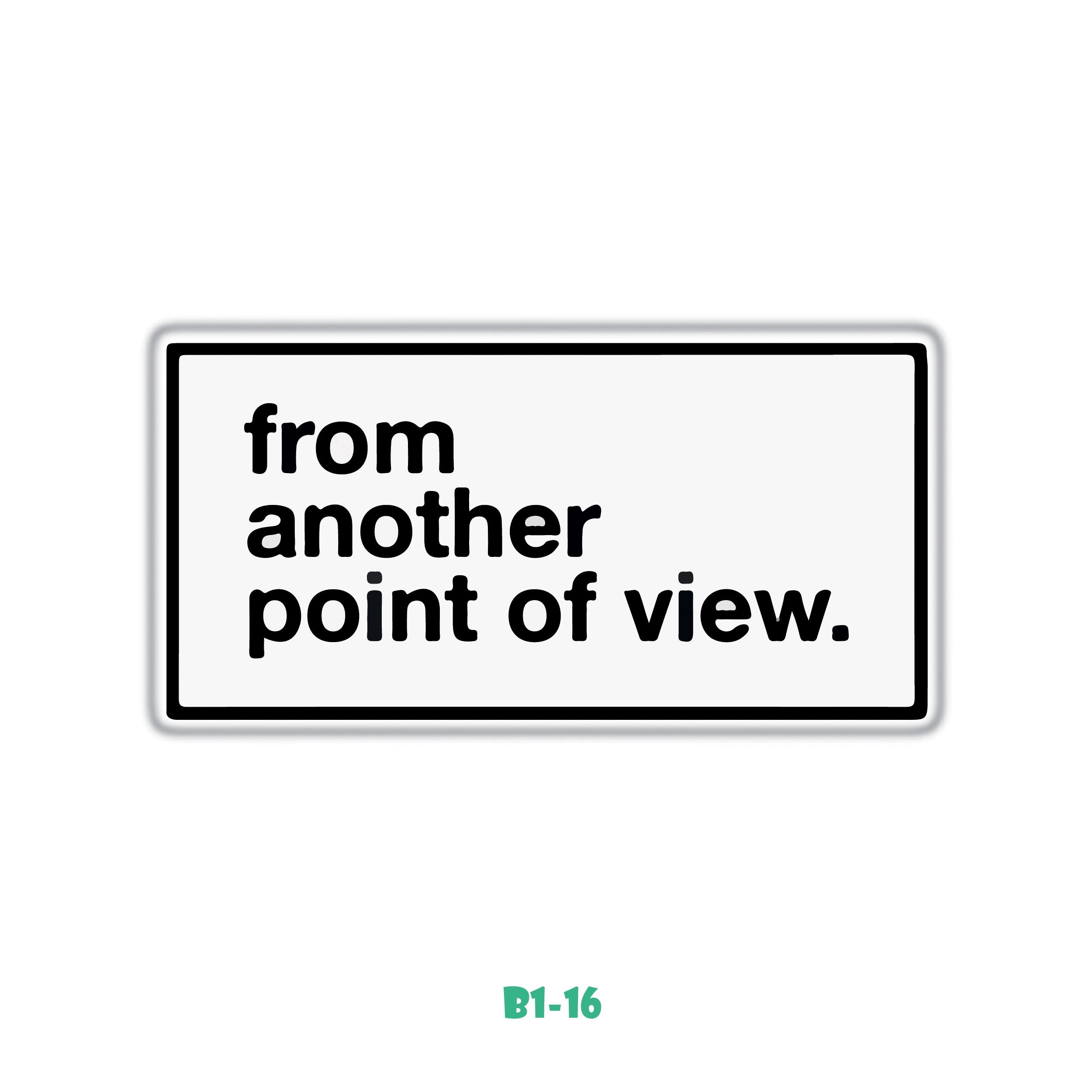 FROM ANOTHER POV