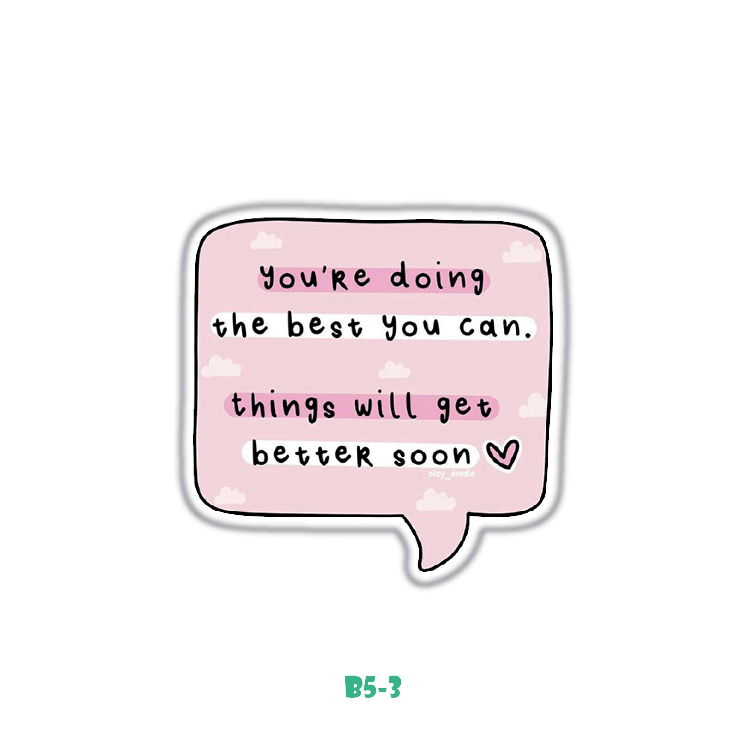 YOU'RE DOIN THE BEST