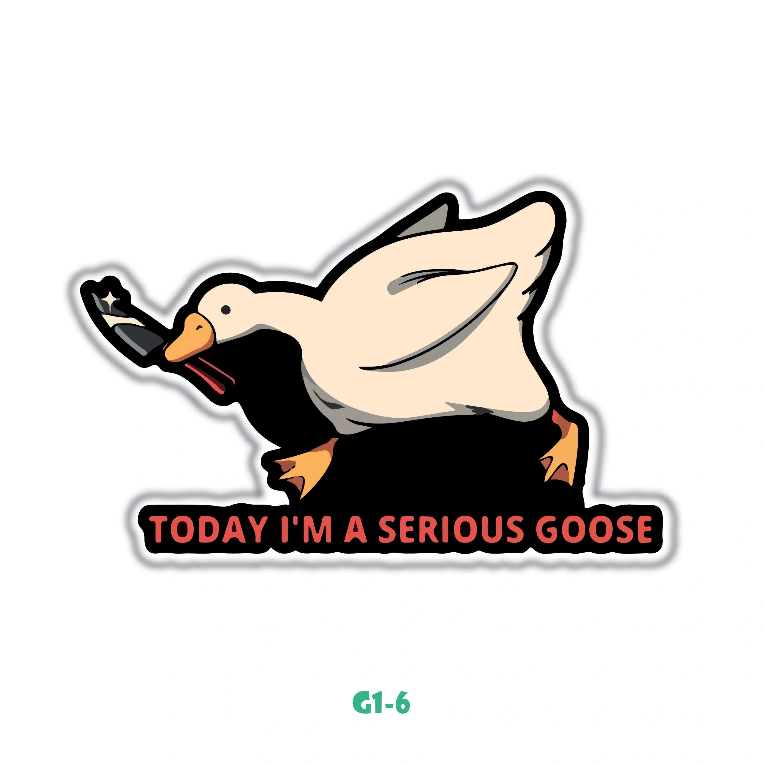 TODAY I'M A SERIOUS GOOSE