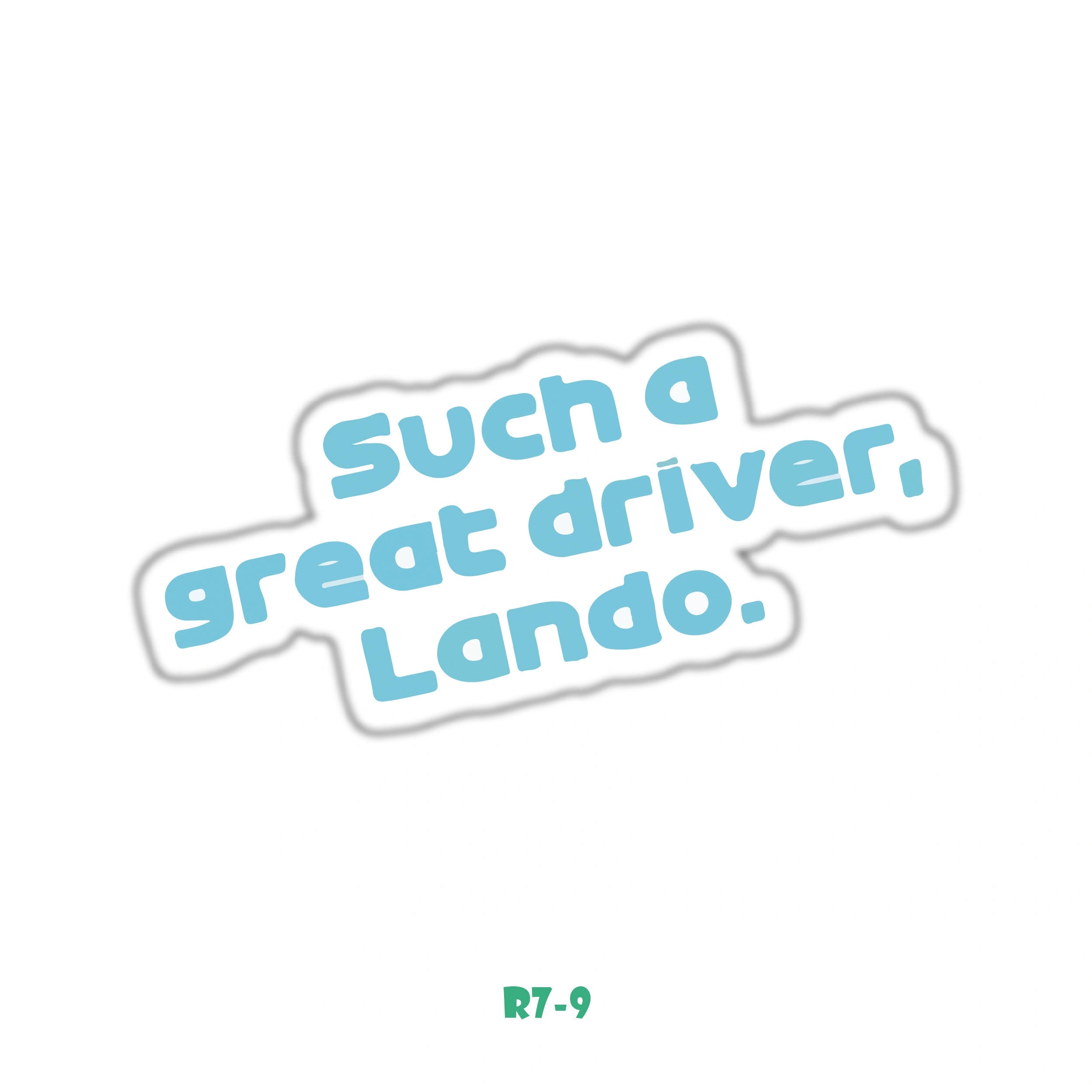 SUCH A GREAT DRIVER