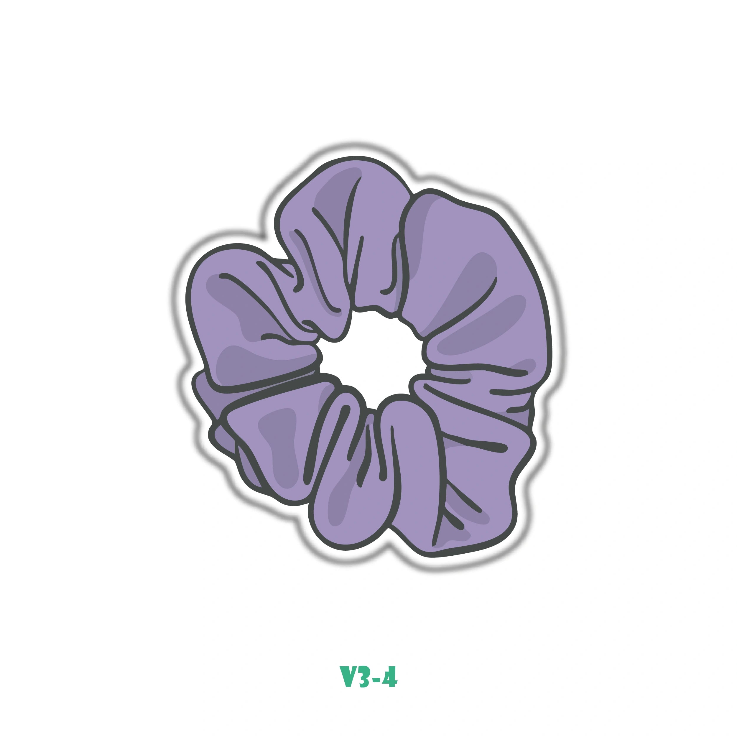 PURPLE SCRUNCHIE