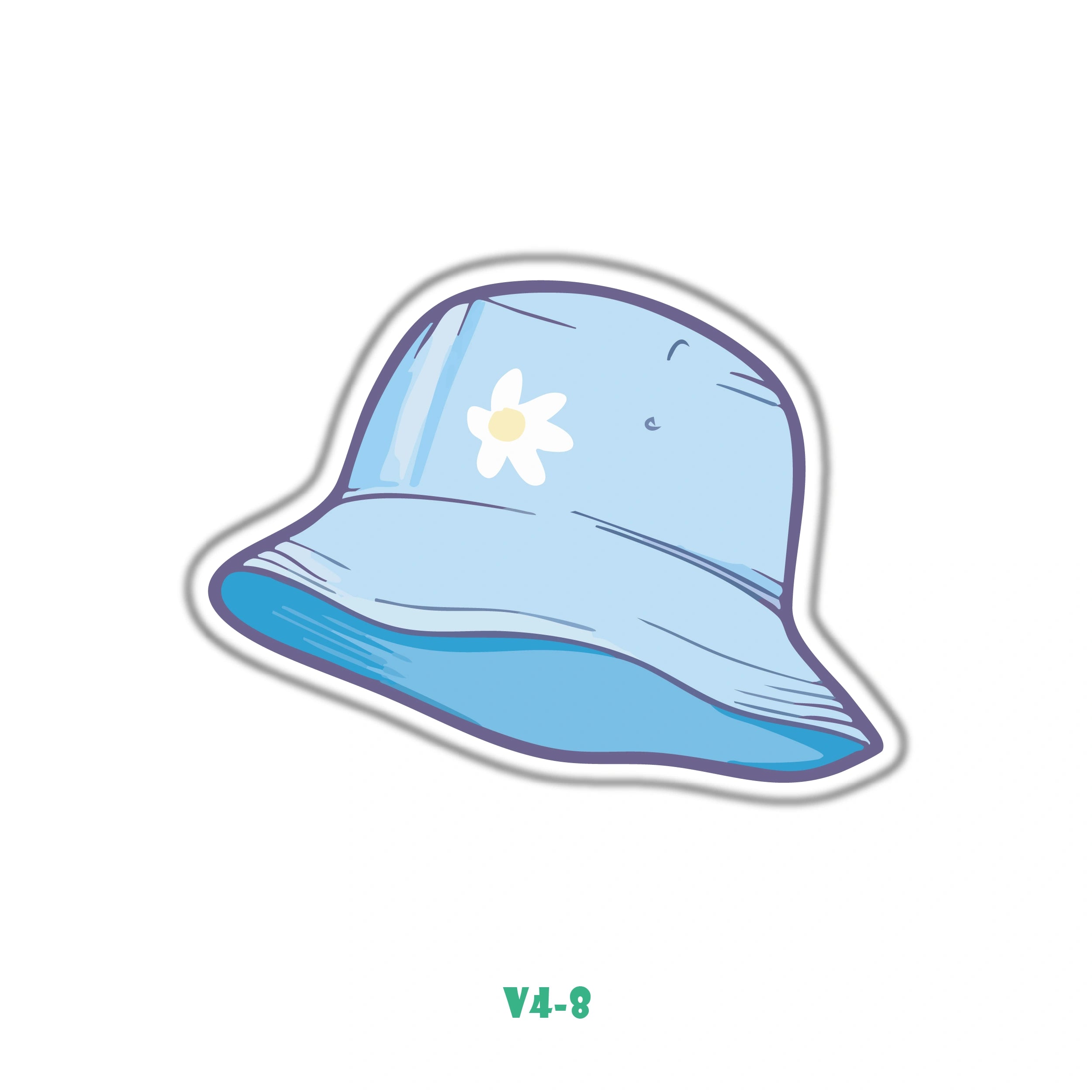 BLUE BLOOM HAT