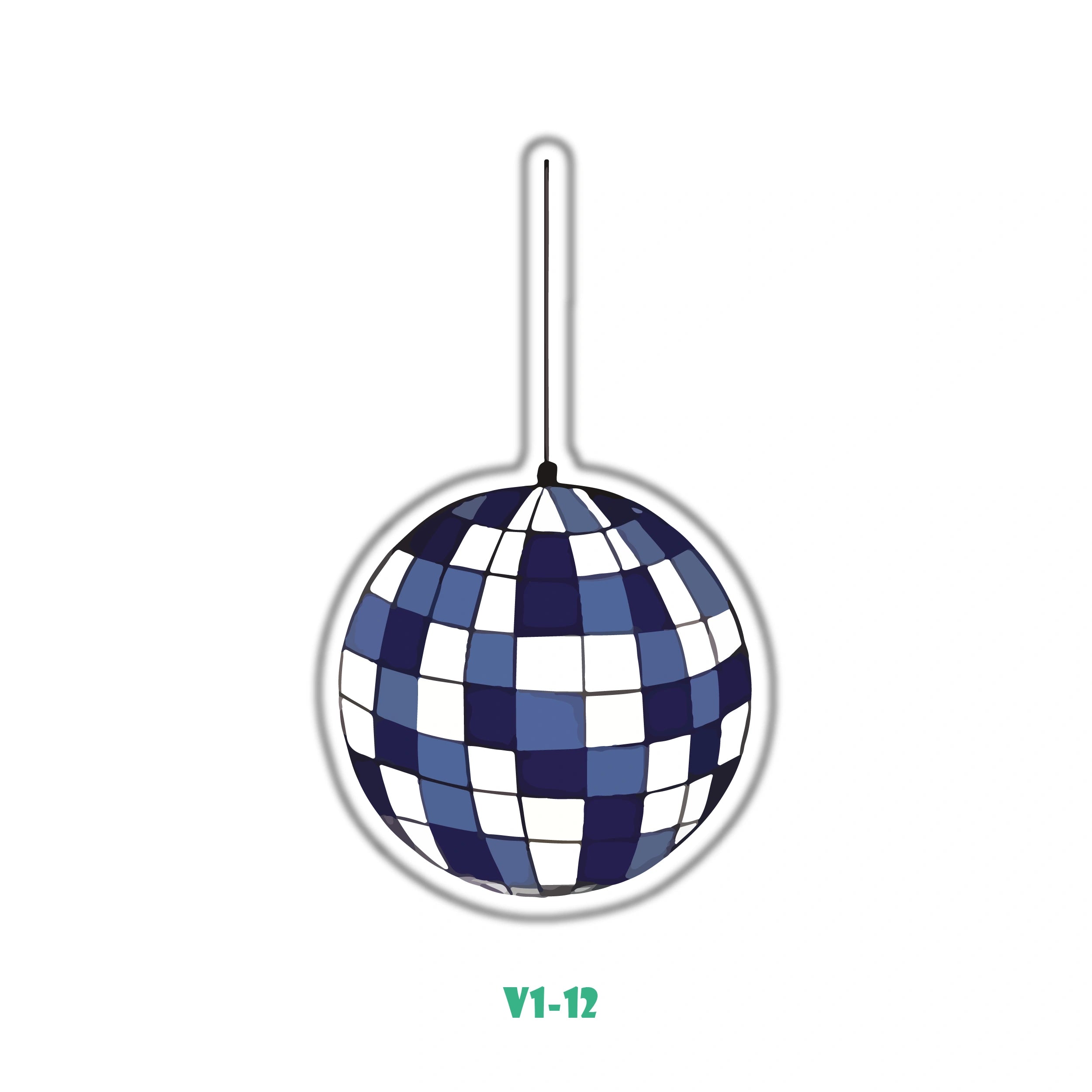 BLUE DISCO BALL